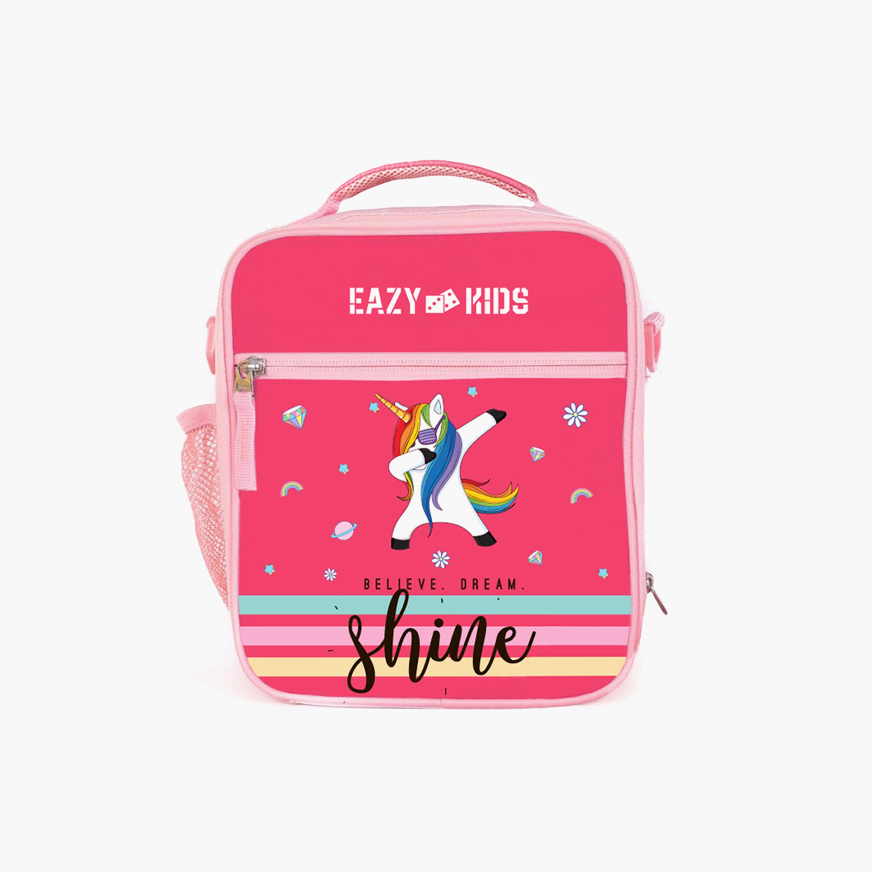 حقيبة غداء بينتو من إيزي كيدز - وحيد القرن - وردي-school-lunchessentials-lunchbags-image-5