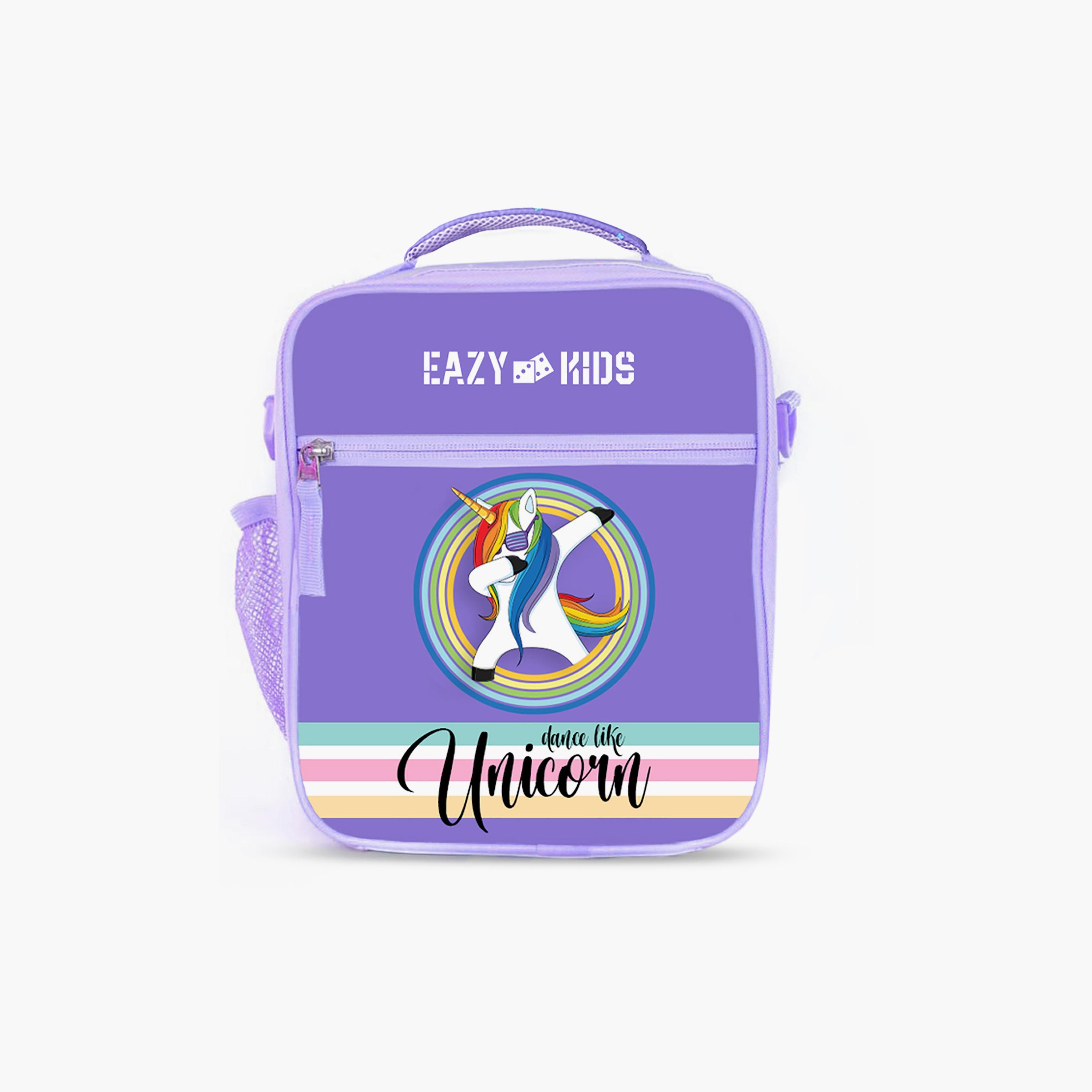 Eazy Kids Bento Lunch Bag-Unicorn - Purple-school-lunchessentials-lunchbags-image-1