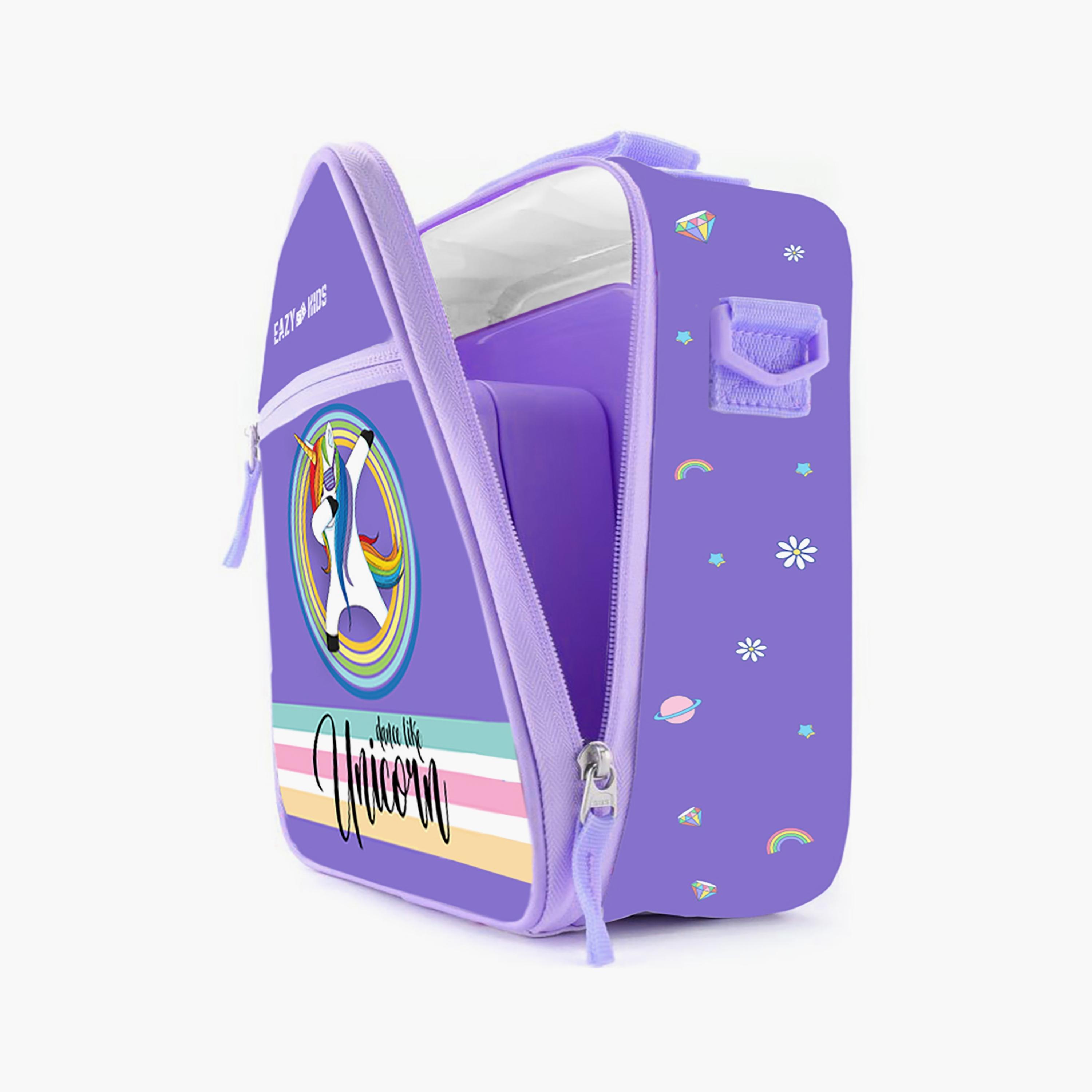 Eazy Kids Bento Lunch Bag-Unicorn - Purple-school-lunchessentials-lunchbags-image-3