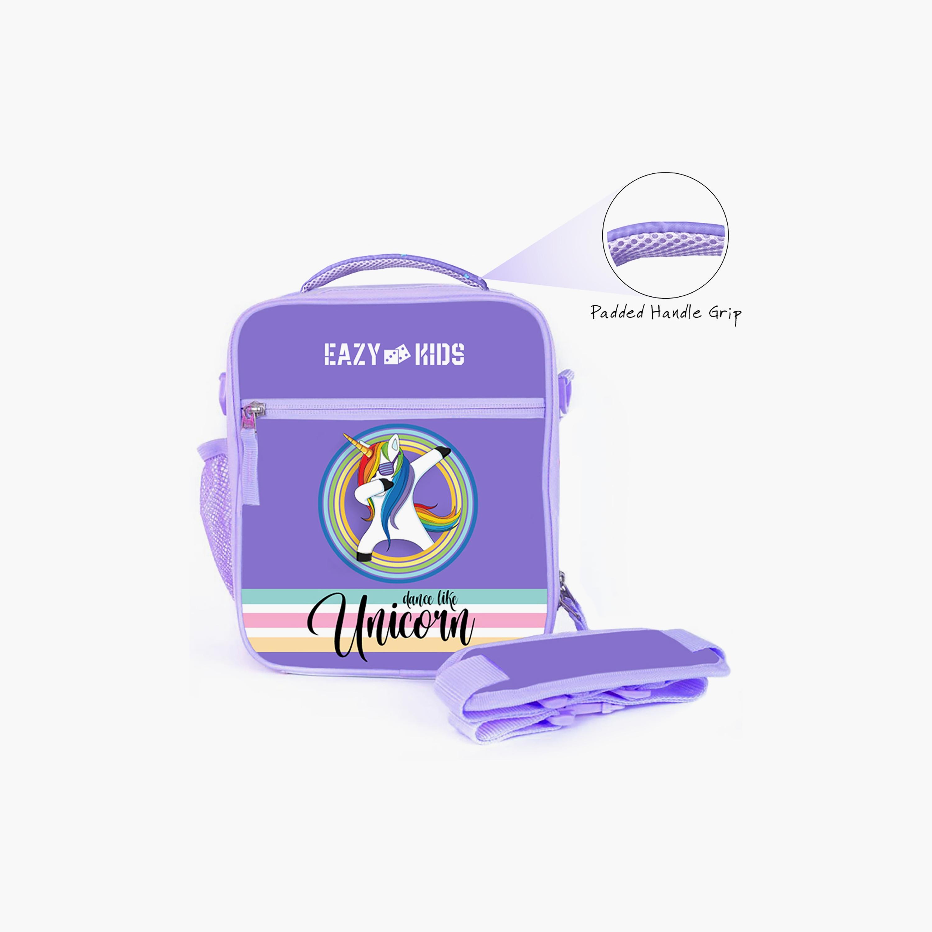 Eazy Kids Bento Lunch Bag-Unicorn - Purple-school-lunchessentials-lunchbags-image-4
