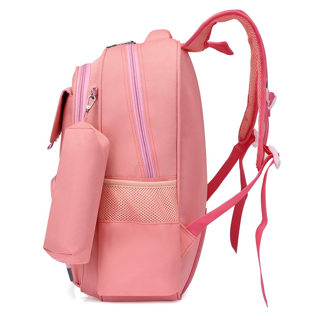 Eazy Kids Unicorn Planet School Bag W/T Pencil Case - Pink-school-bagsandbackpacks-backpacks-image-4
