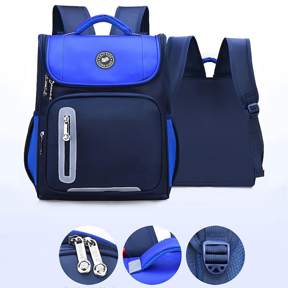 Eazy Kids Ergonomic School Bag - Blue-school-bagsandbackpacks-backpacks-image-2