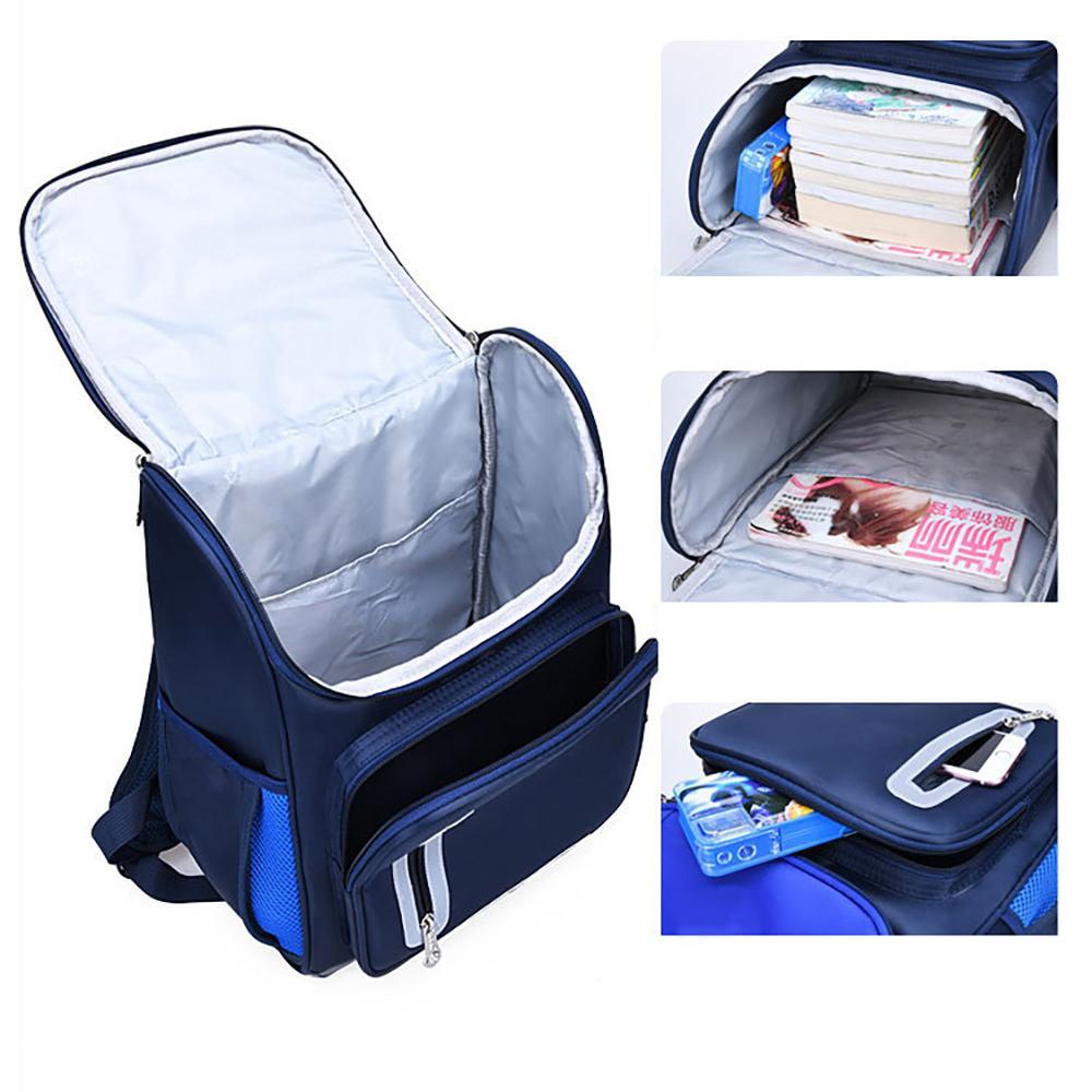Eazy Kids Ergonomic School Bag - Blue-school-bagsandbackpacks-backpacks-image-3