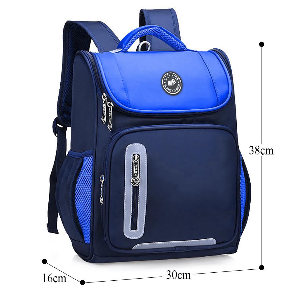 Eazy Kids Ergonomic School Bag - Blue-school-bagsandbackpacks-backpacks-image-6