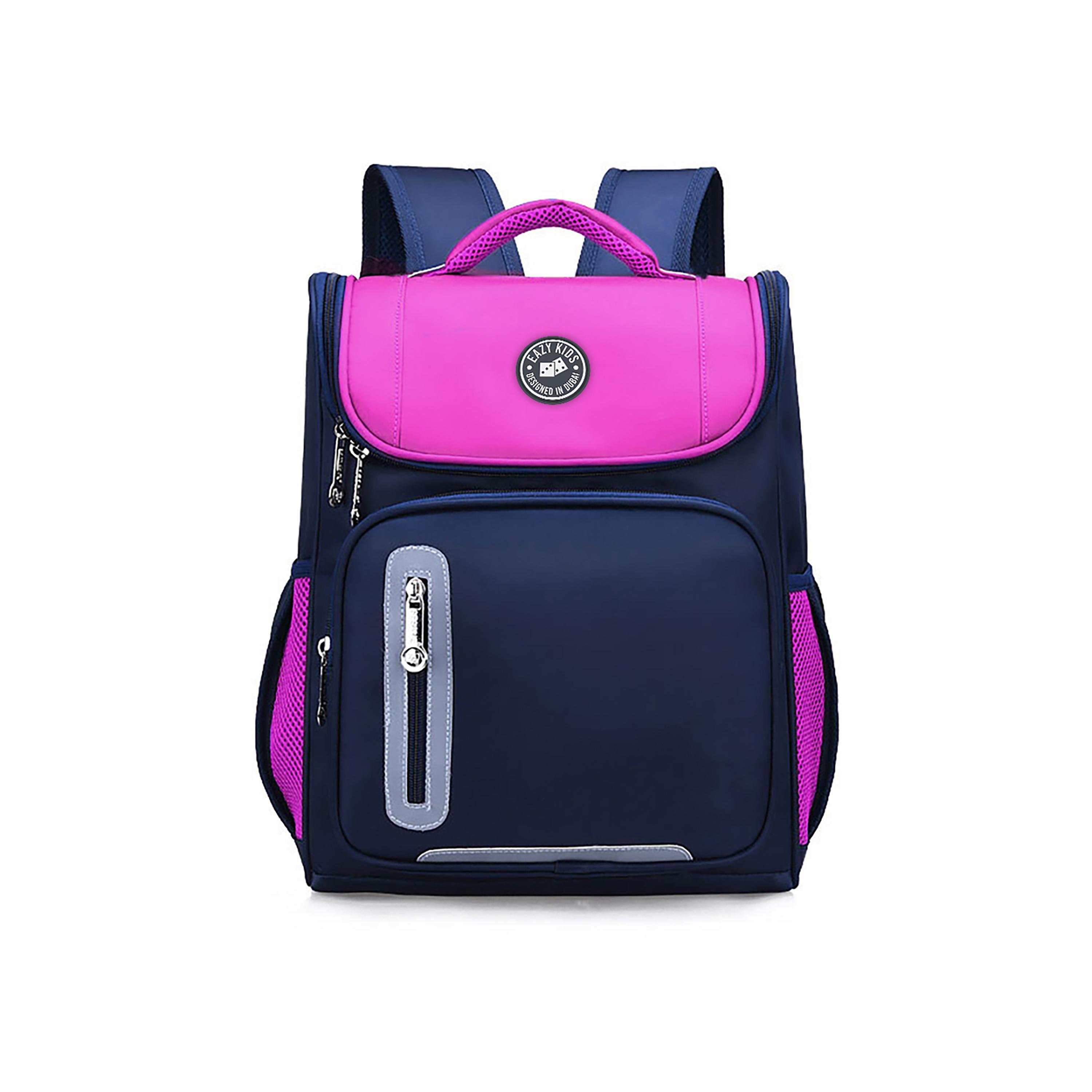 Eazy Kids Ergonomic School Bag - Pink-school-bagsandbackpacks-backpacks-image-1
