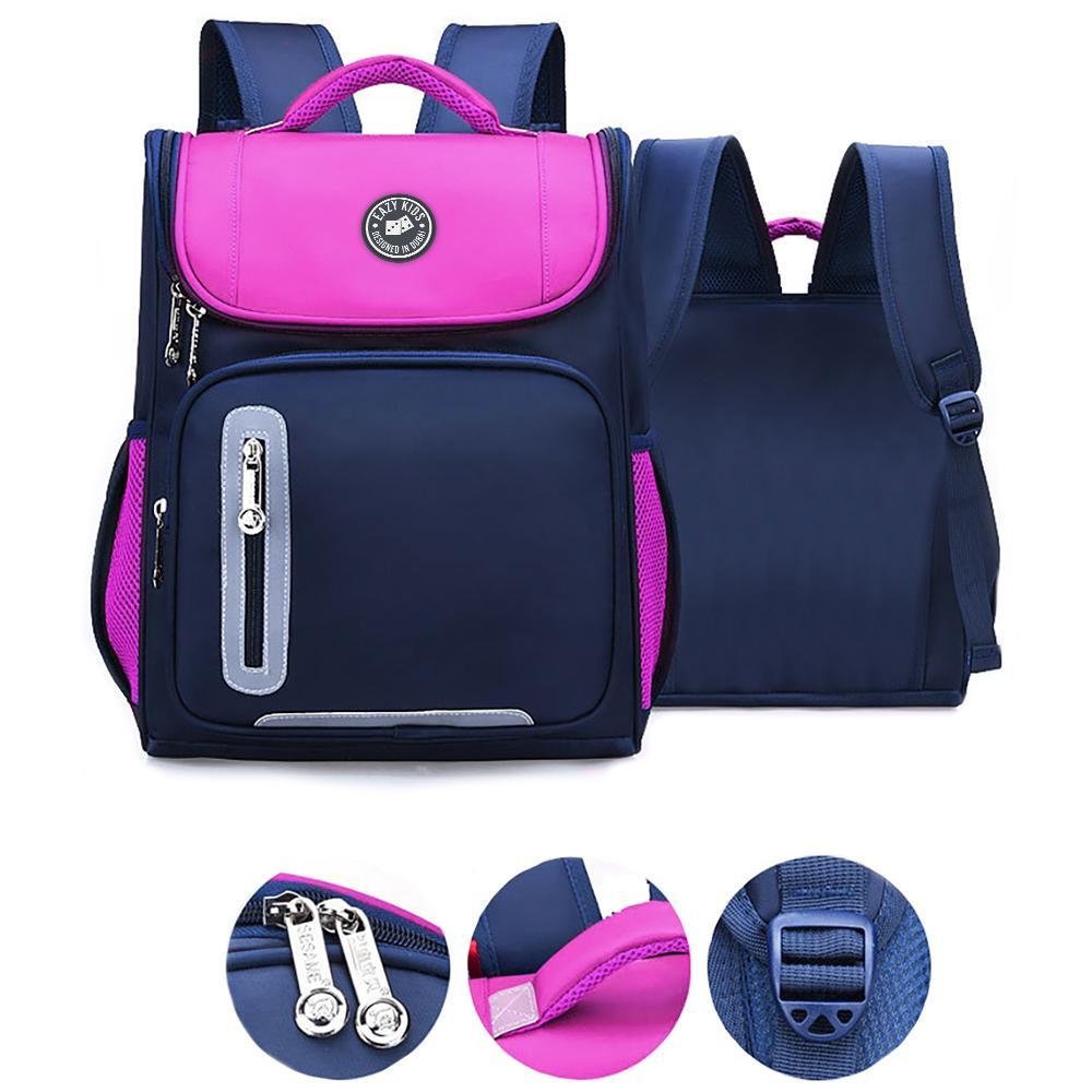 Eazy Kids Ergonomic School Bag - Pink-school-bagsandbackpacks-backpacks-image-3