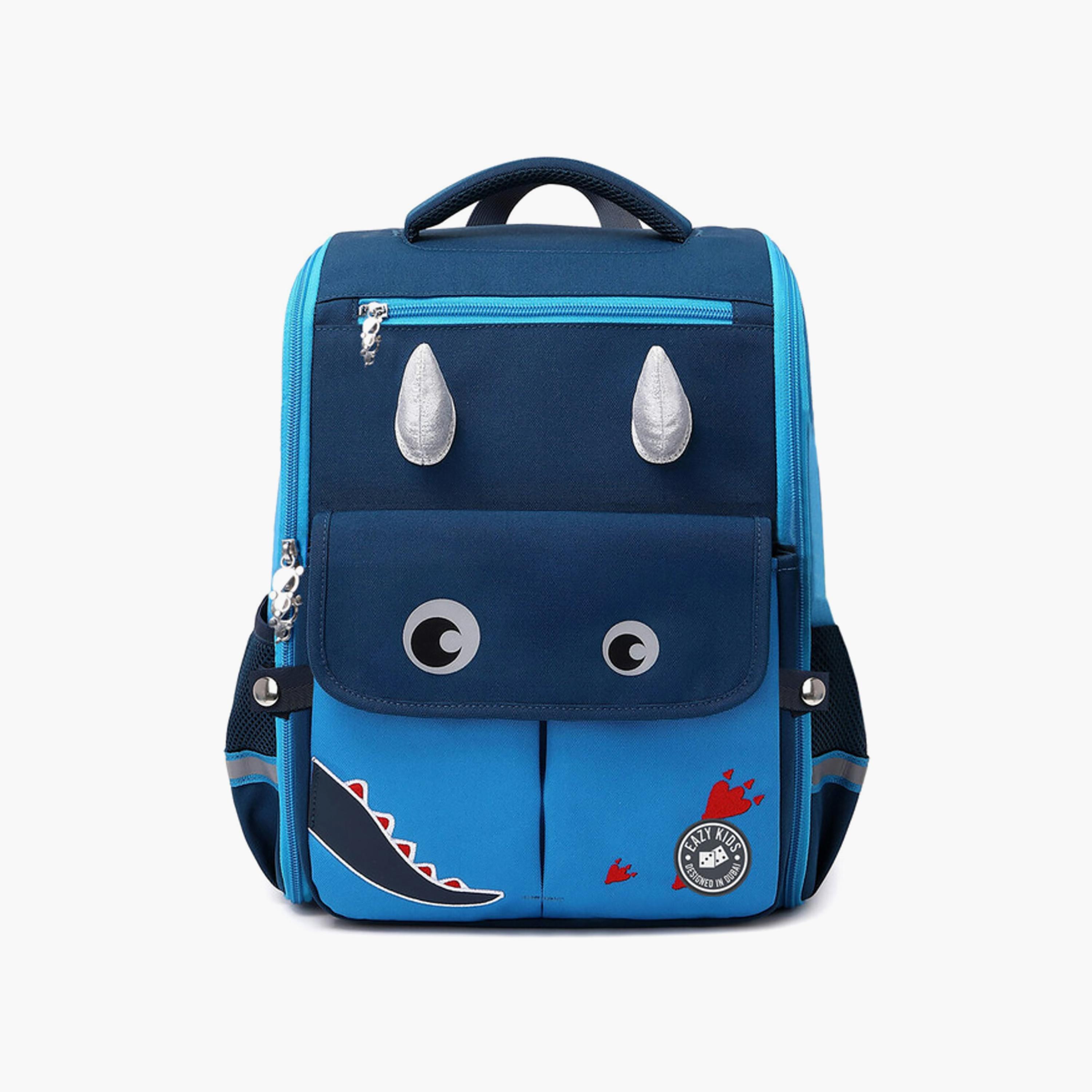 حقيبة الظهر المدرسية الديناصور من إيزي كيدز - ازرق-school-bagsandbackpacks-backpacks-image-1