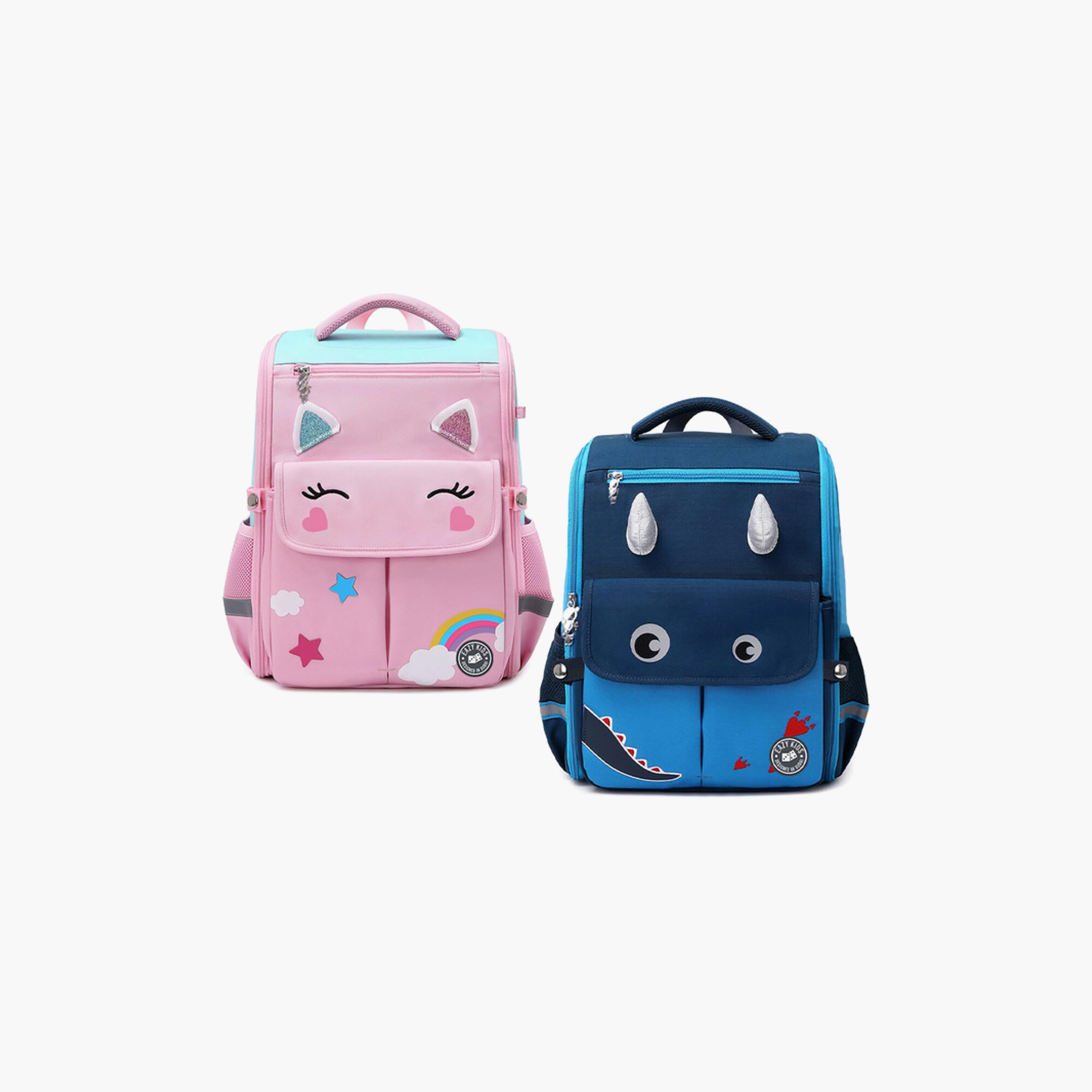حقيبة الظهر المدرسية الديناصور من إيزي كيدز - ازرق-school-bagsandbackpacks-backpacks-image-4