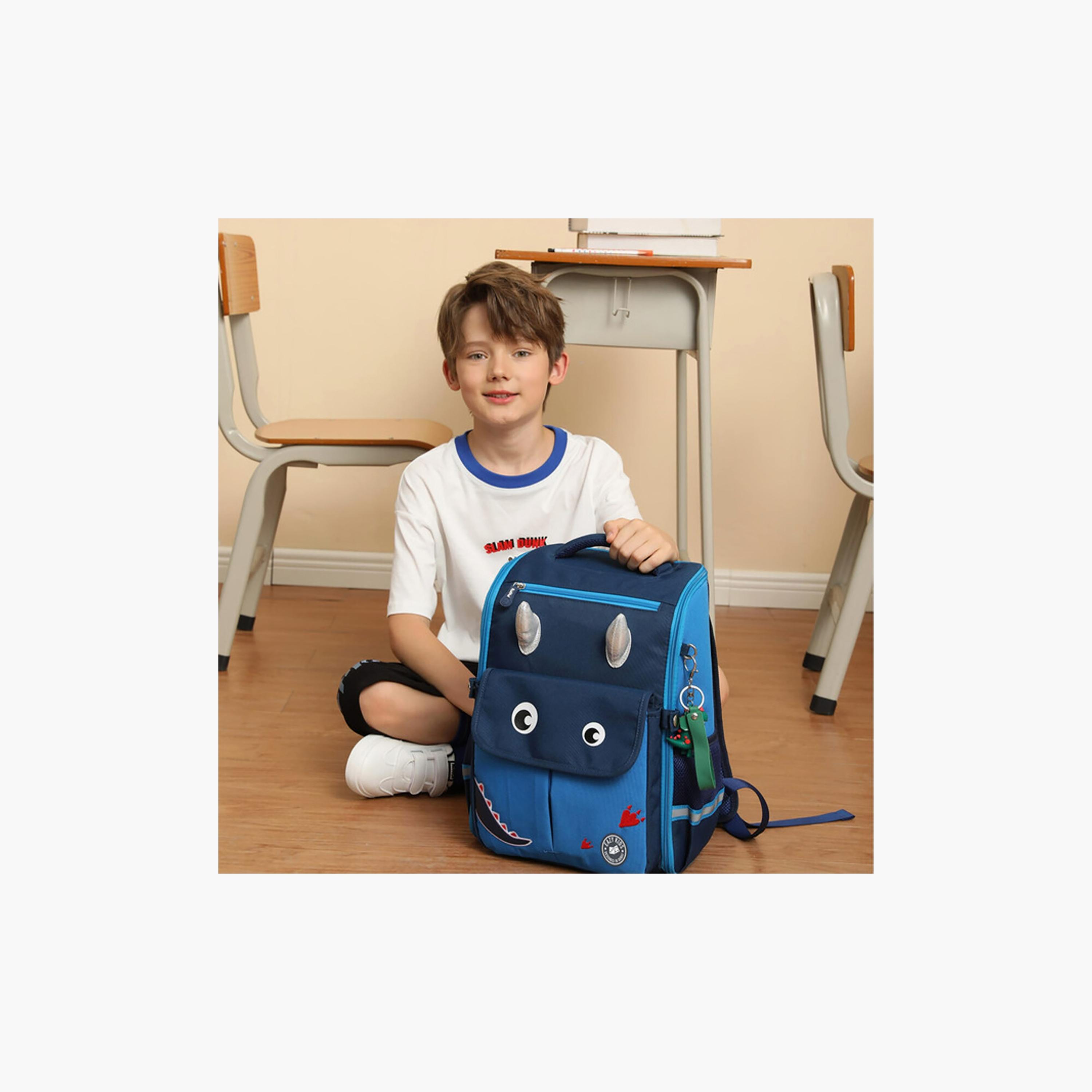 حقيبة الظهر المدرسية الديناصور من إيزي كيدز - ازرق-school-bagsandbackpacks-backpacks-image-5
