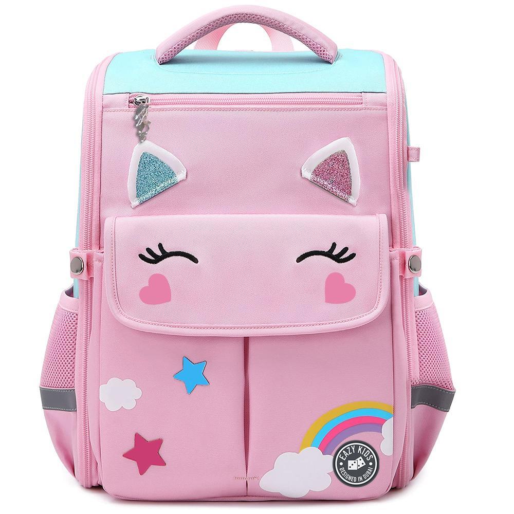 Eazy Kids 3D Unicorn School Bag - Pink-school-bagsandbackpacks-backpacks-image-1