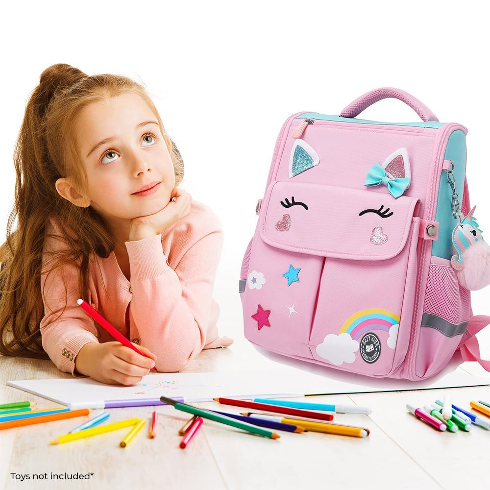 Eazy Kids 3D Unicorn School Bag - Pink-school-bagsandbackpacks-backpacks-image-2