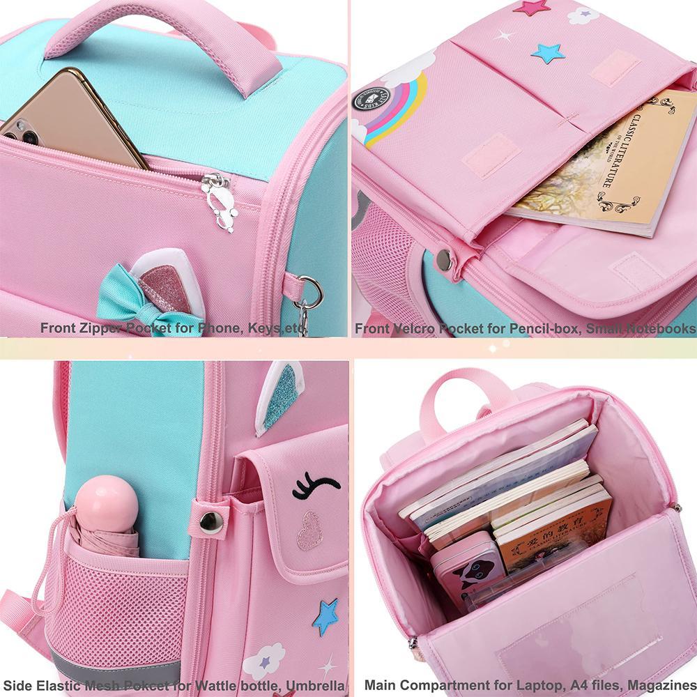 Eazy Kids 3D Unicorn School Bag - Pink-school-bagsandbackpacks-backpacks-image-3