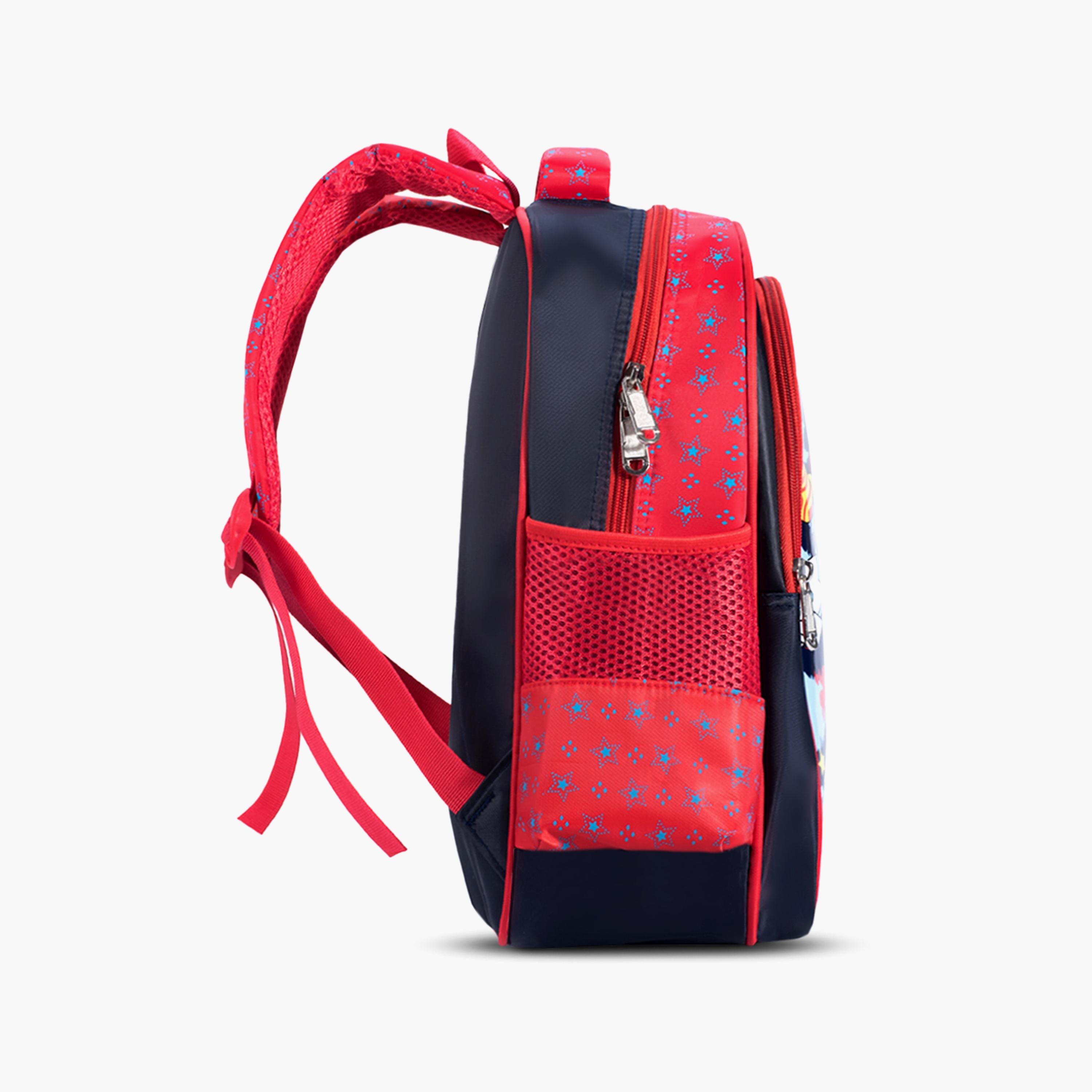 Eazy Kids Astronaut School Bag - Red-school-bagsandbackpacks-backpacks-image-5