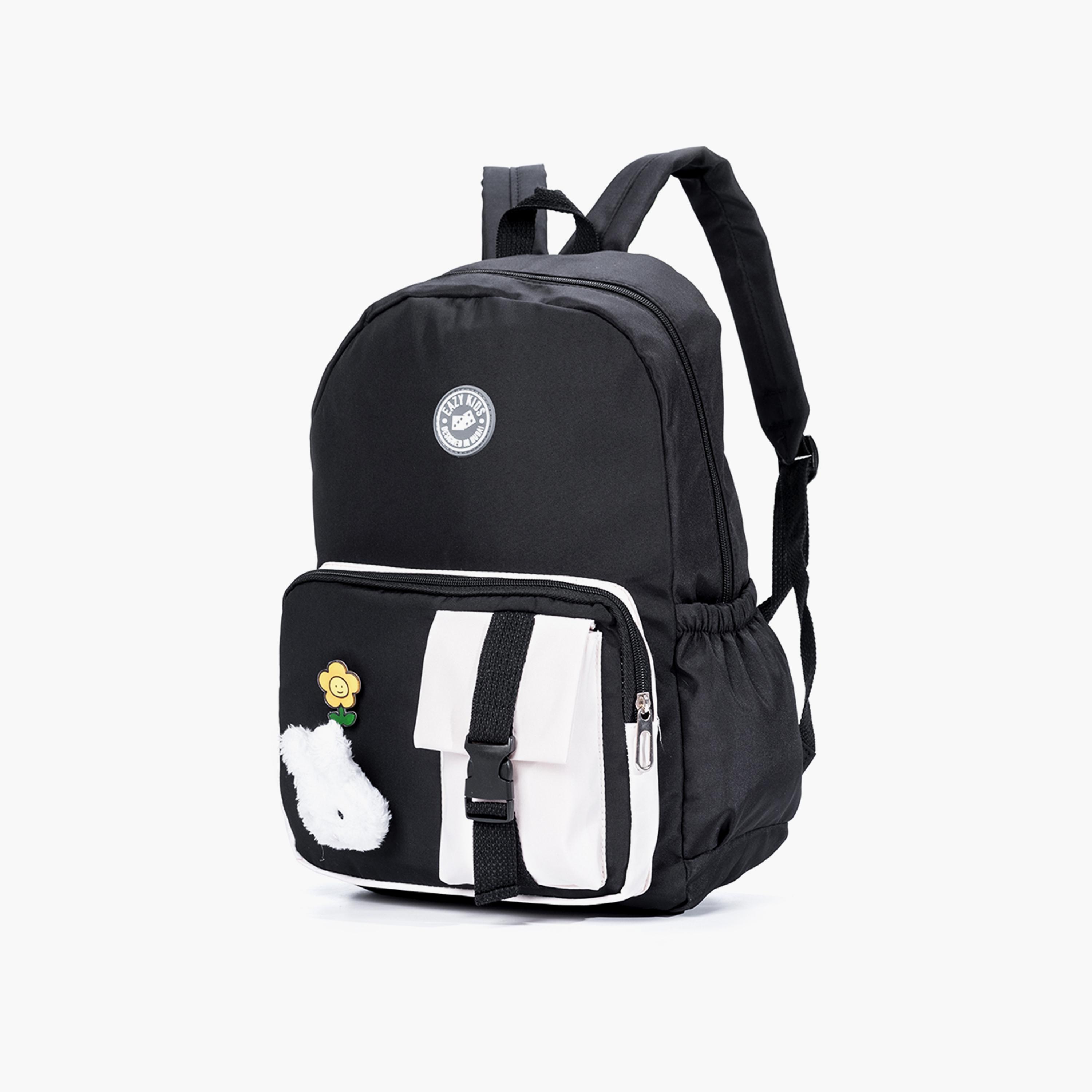 Eazy Kids Vogue School Bag - Black-school-bagsandbackpacks-backpacks-image-3