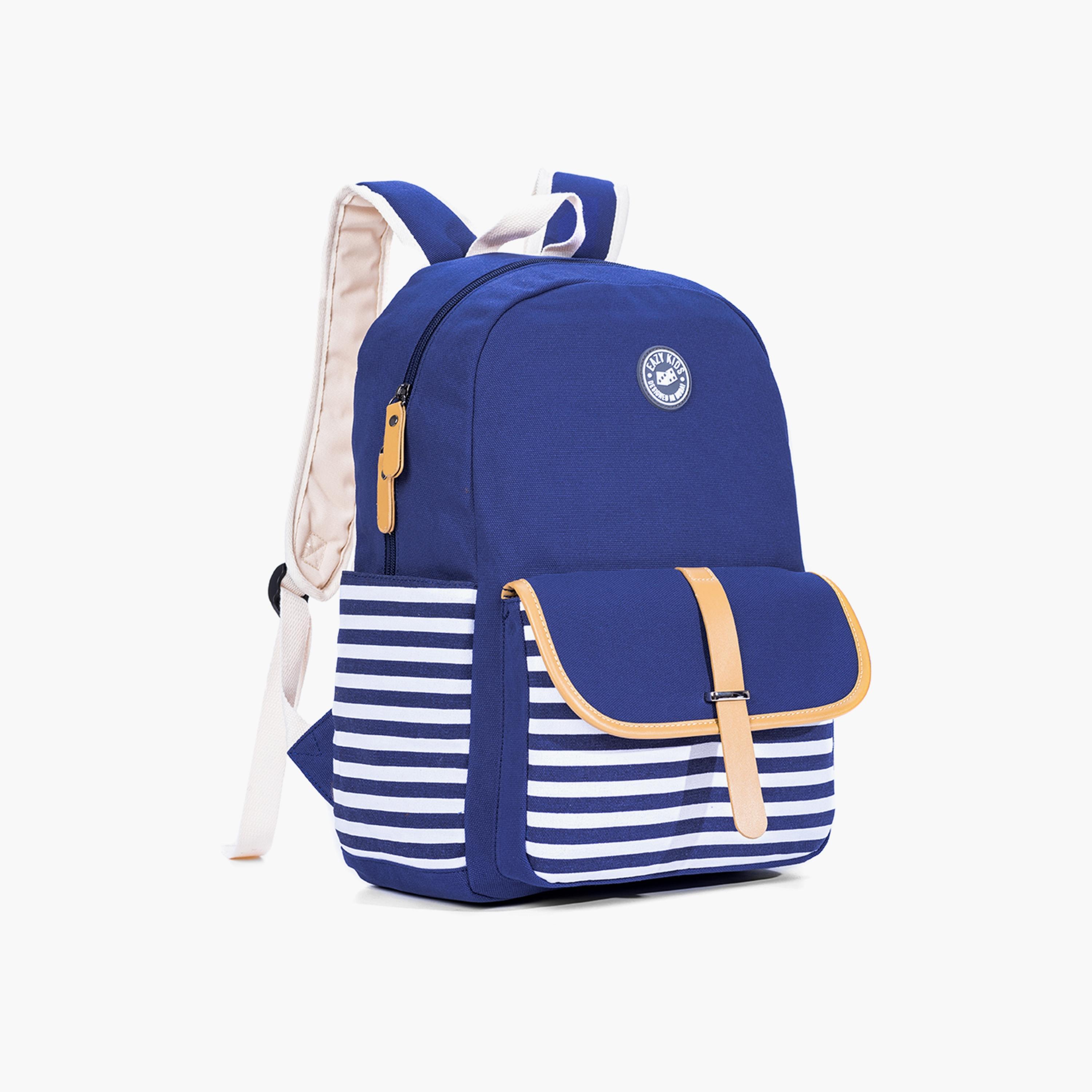Eazy Kids Classic School Bag - Blue-school-bagsandbackpacks-backpacks-image-4