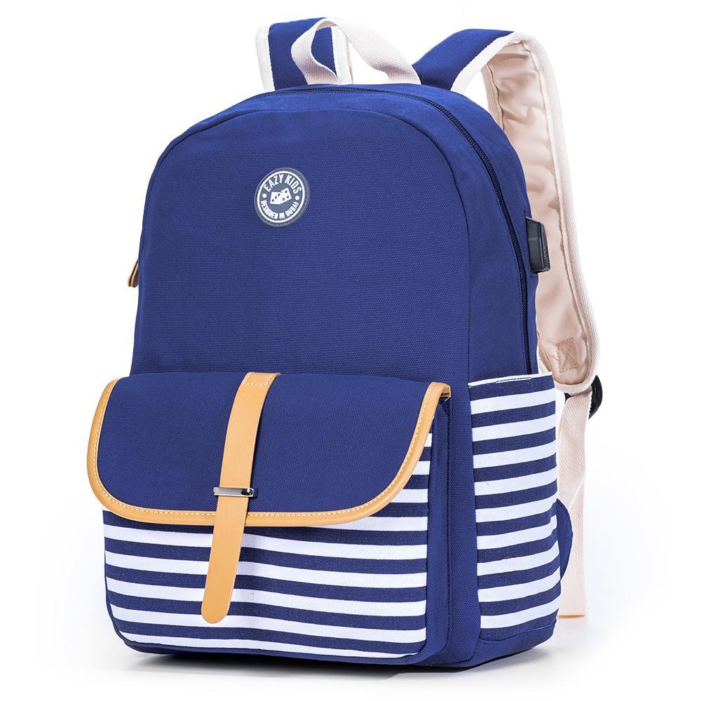 Blue backpacks best sale for school