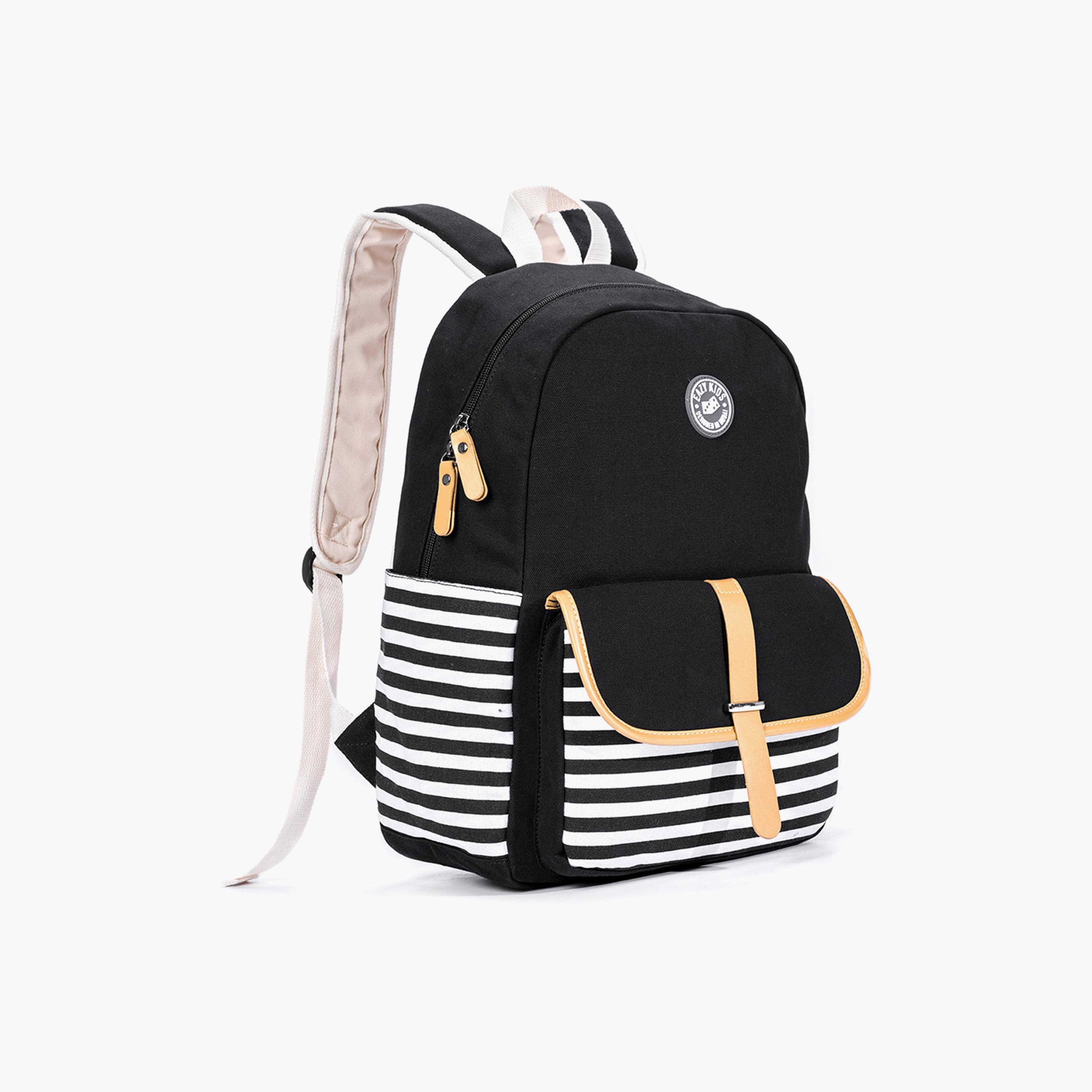 حقيبة المدرسة الكِلاسيكية من إيزي كيدز - أسود-school-bagsandbackpacks-backpacks-image-3