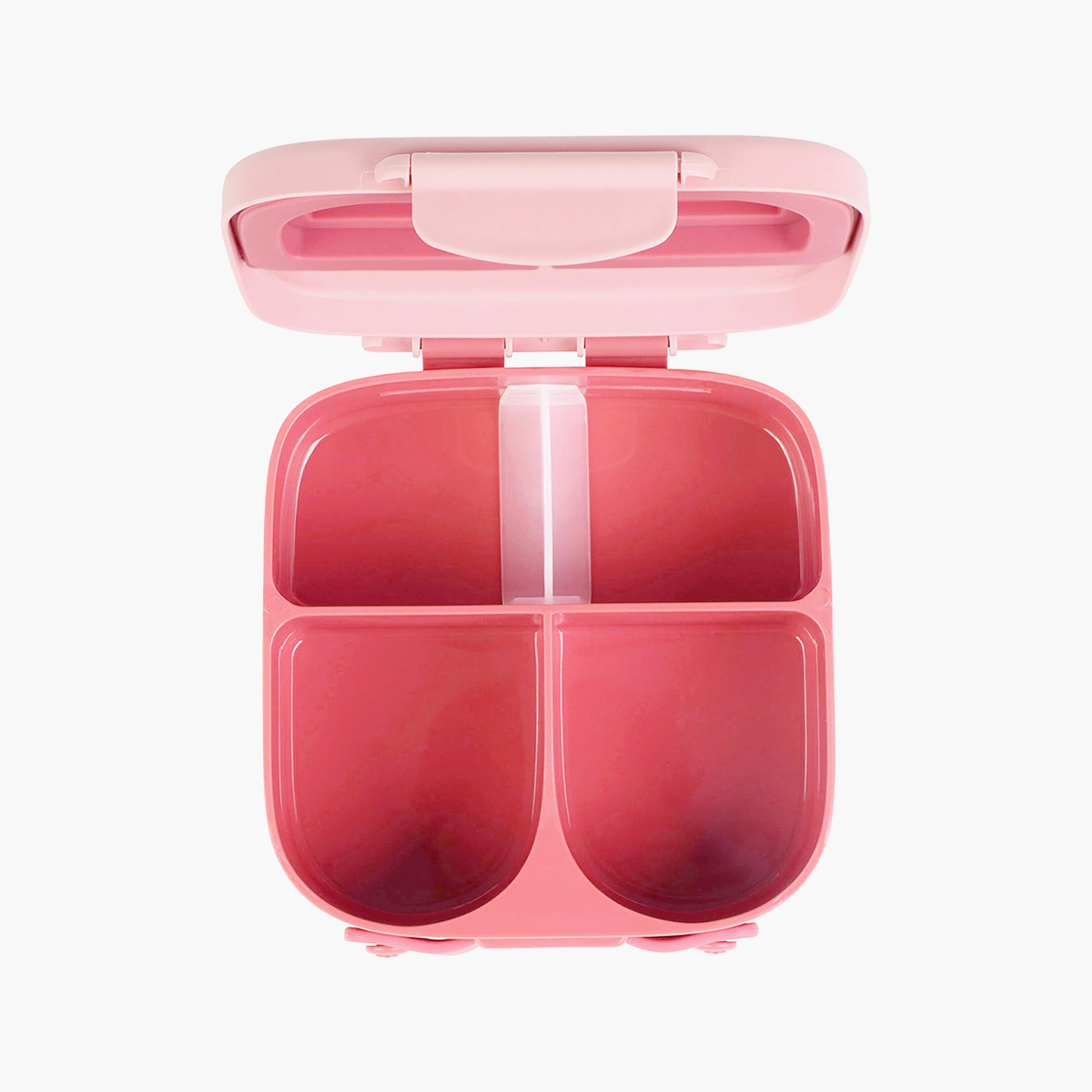 Eazy Kids Bento Lunch Box with Handle - Pink-school-lunchessentials-lunchboxes-image-5