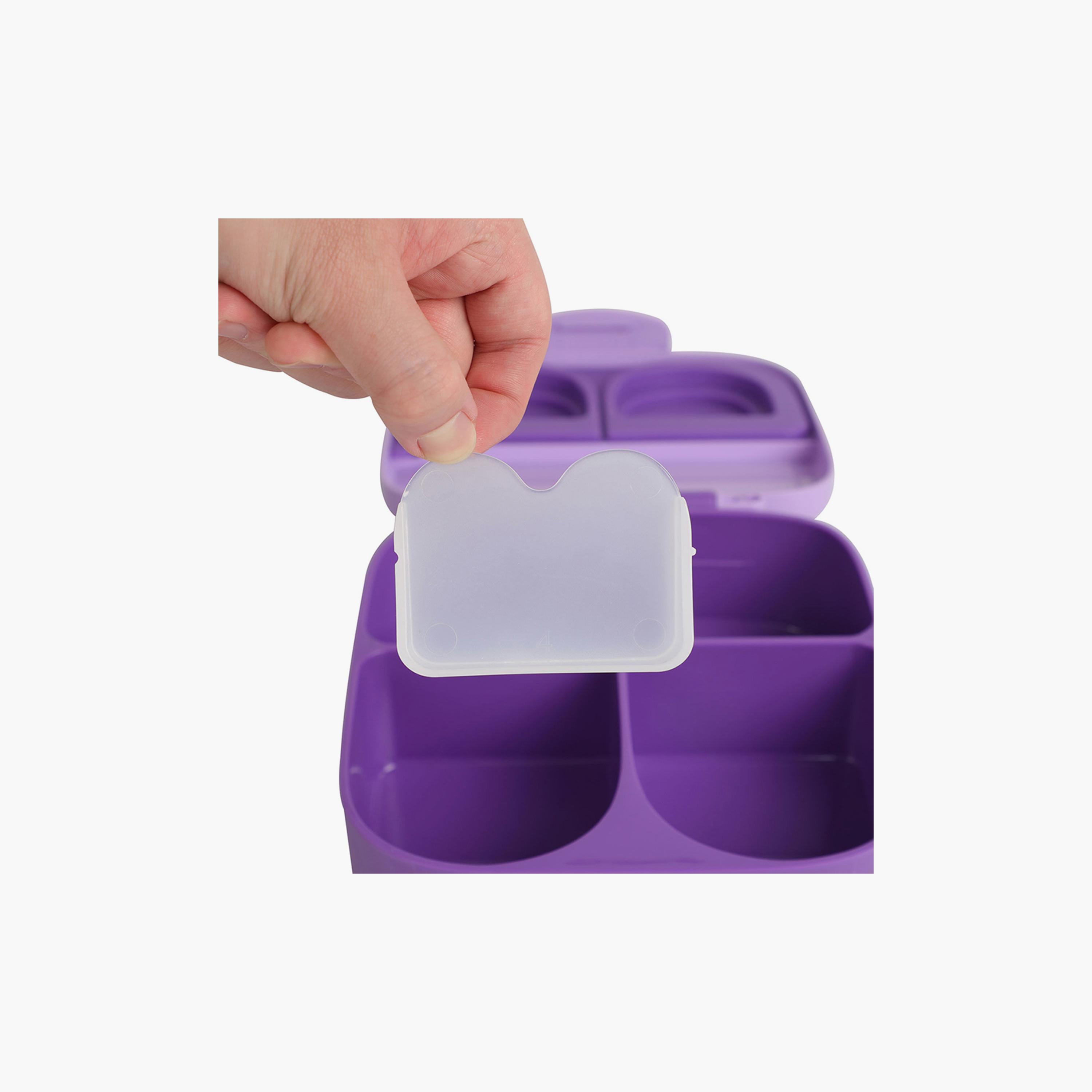Eazy Kids Bento Lunch Box with Handle - Purple-school-lunchessentials-lunchboxes-image-5