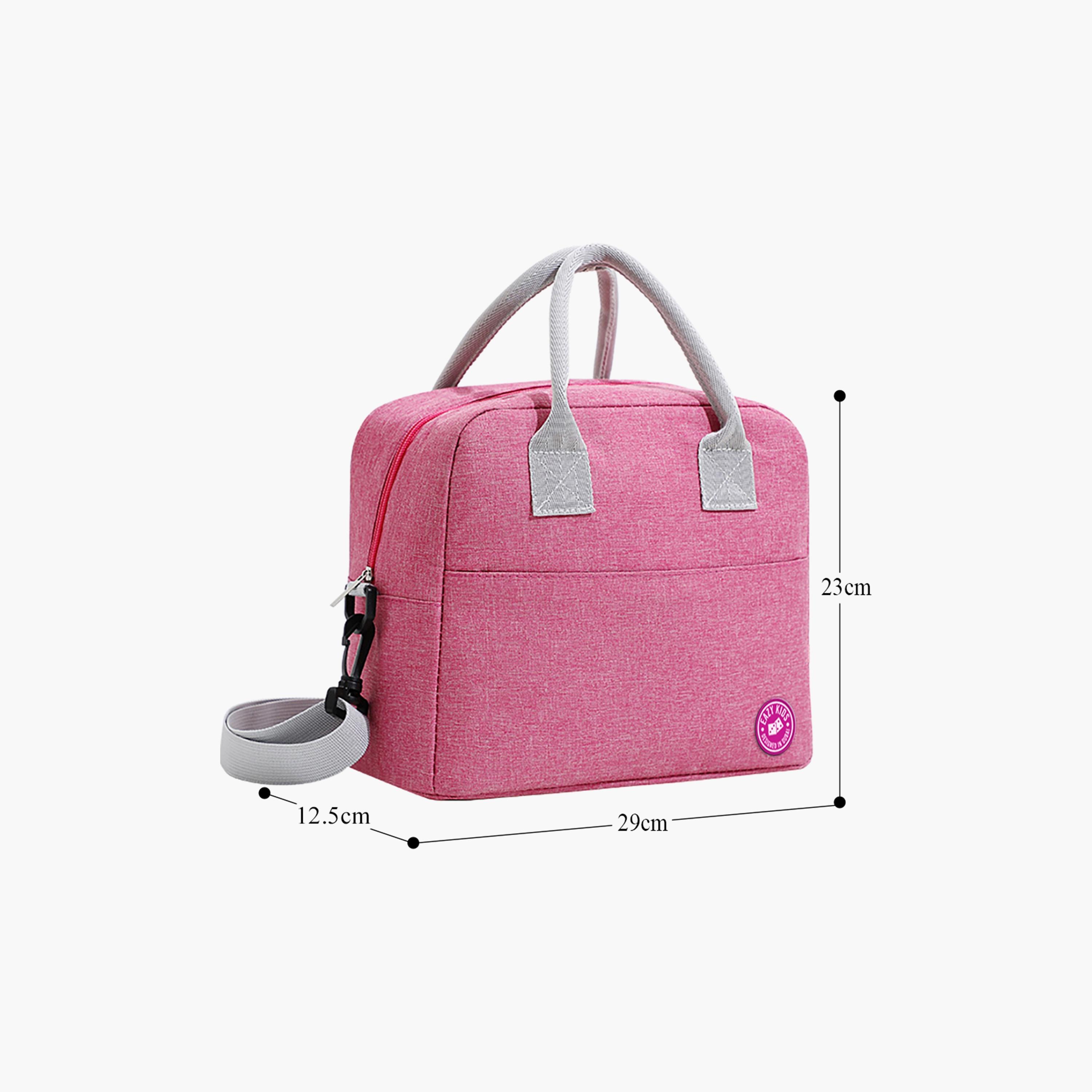 حقيبة الغداء المعزولة من إيزي كيدز - الوردي-school-lunchessentials-lunchbags-image-1