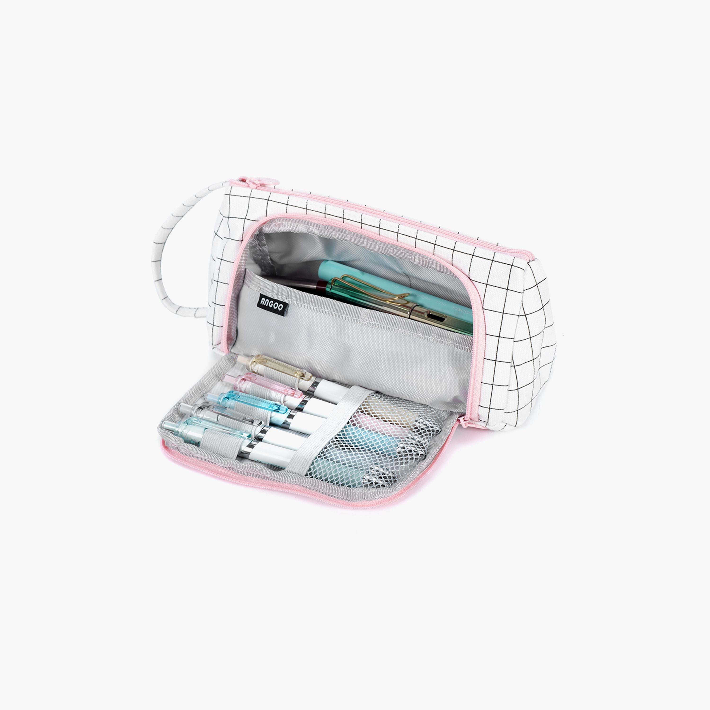 مقلمة من إيزي كيدز - أبيض-school-stationery-pencilcases-image-2