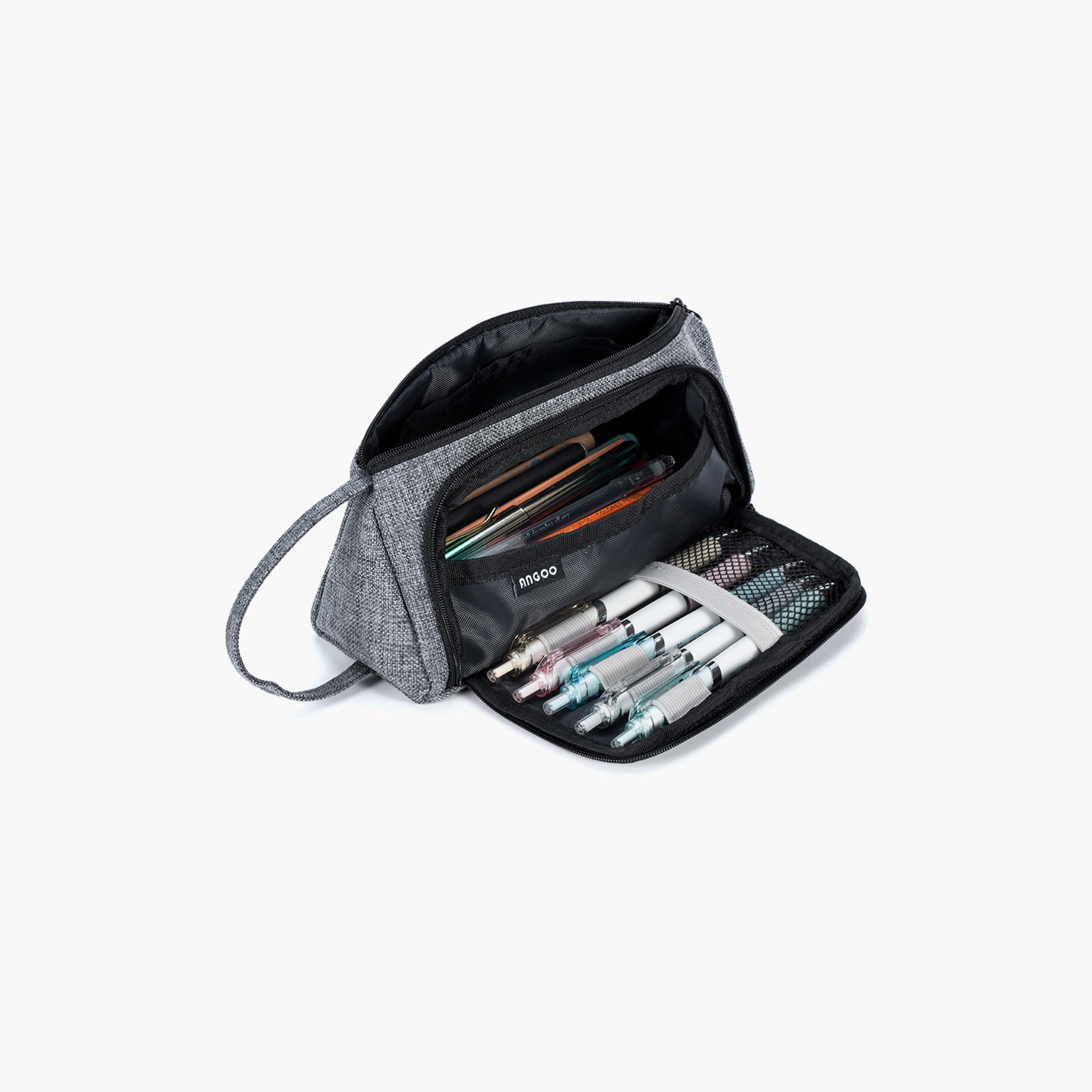 Eazy Kids Pencil Bag - Grey-school-stationery-pencilcases-image-1