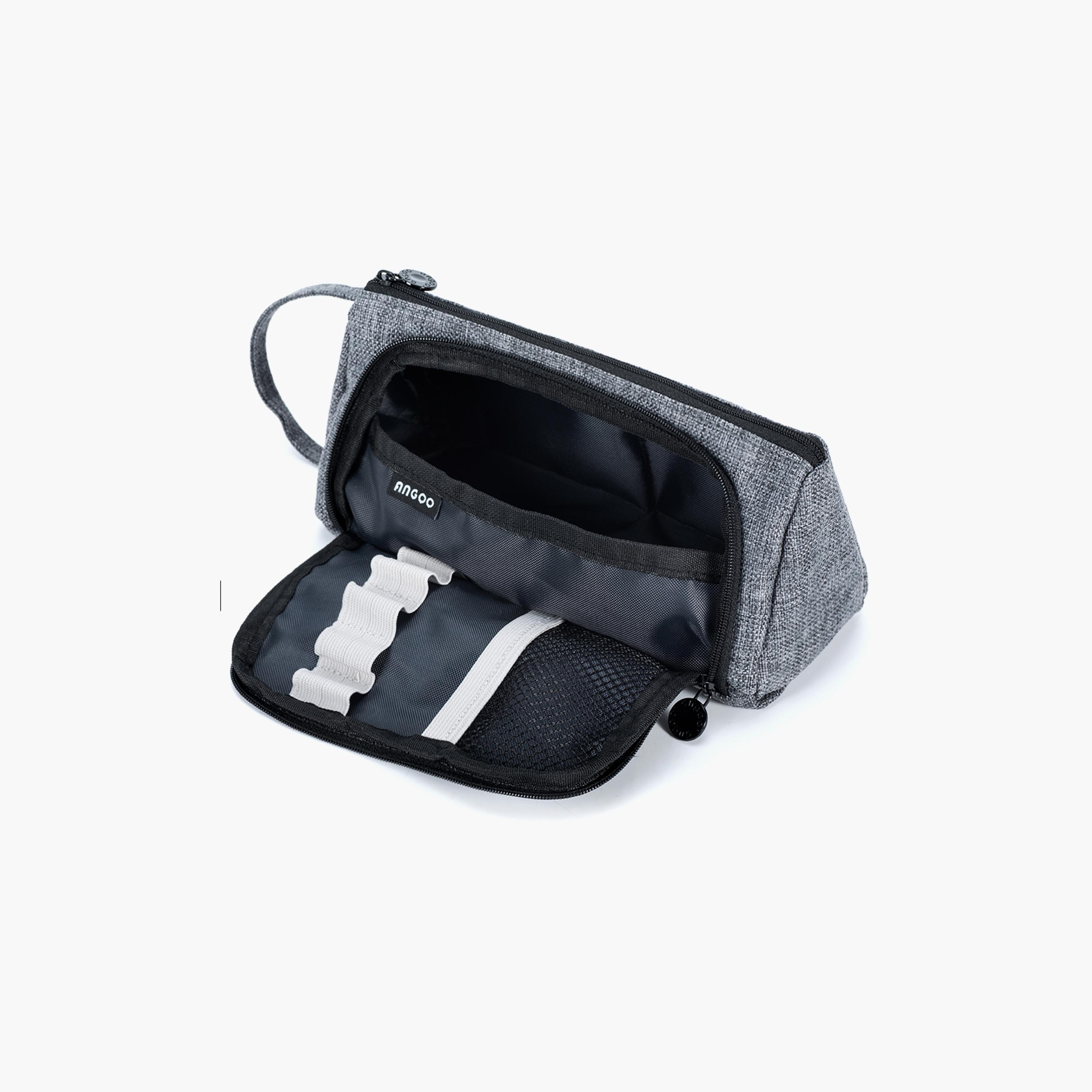 Eazy Kids Pencil Bag - Grey-school-stationery-pencilcases-image-3