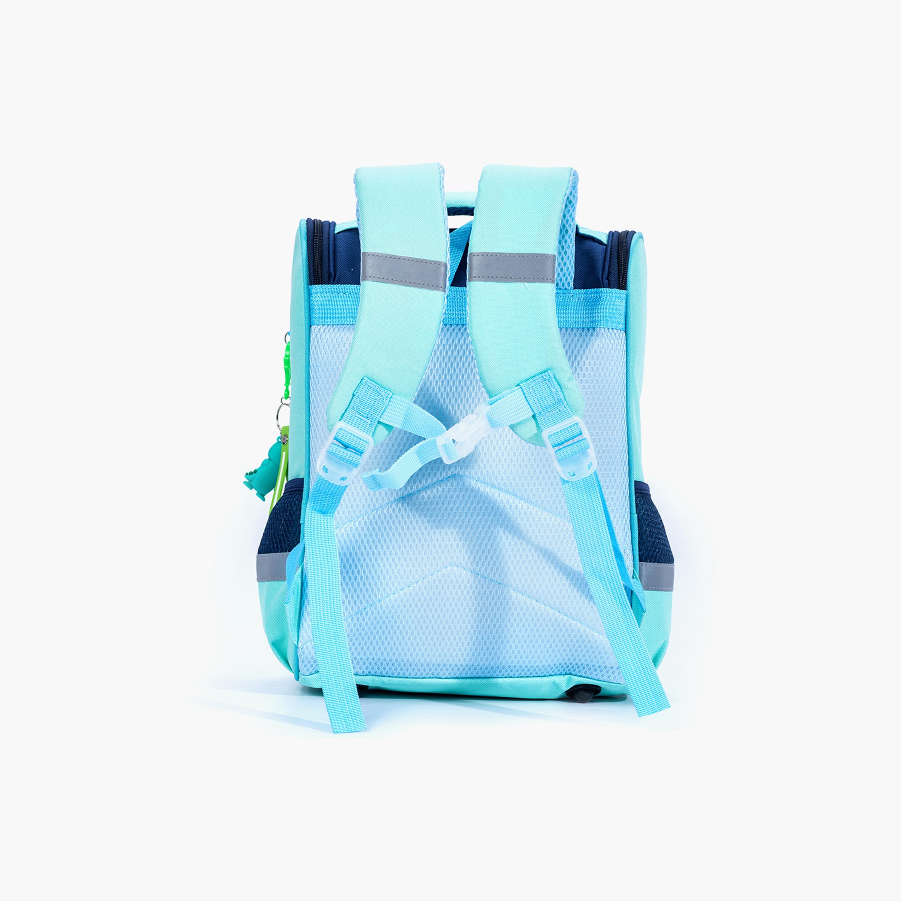 Eazy Kids School Bag Dino In Space - Green-school-bagsandbackpacks-backpacks-image-5
