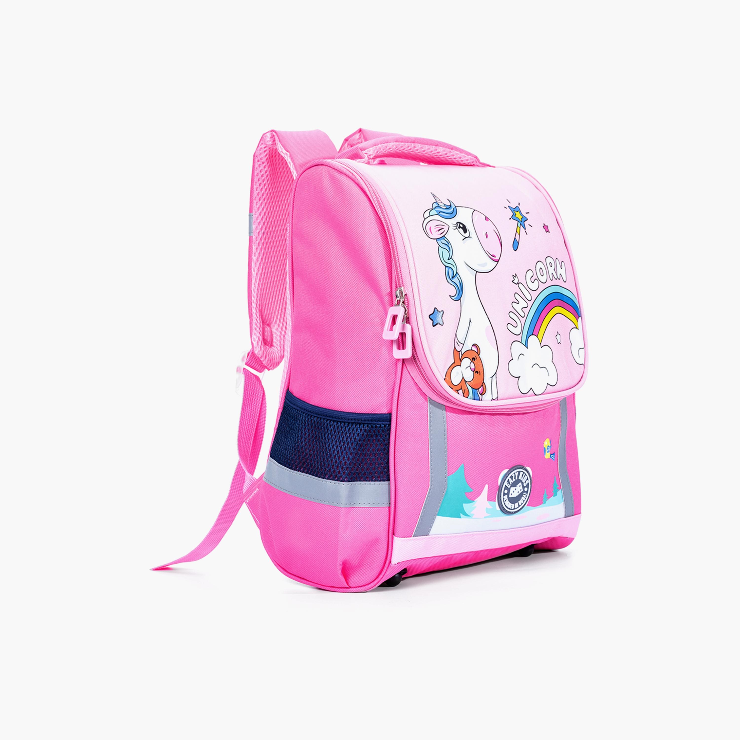 Eazy Kids School Bag Unicorn - Princess Pink-school-bagsandbackpacks-backpacks-image-4