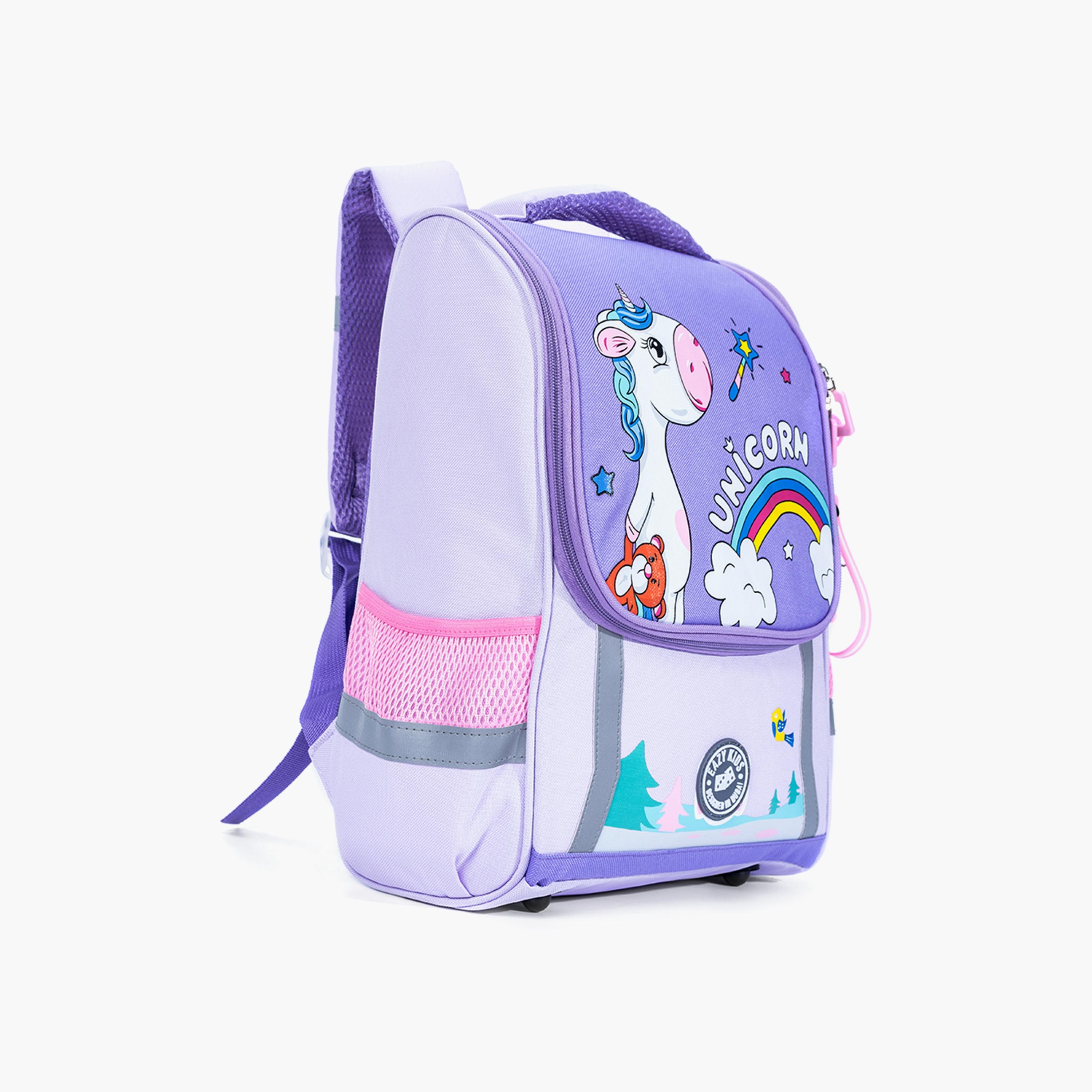 حقيبة وحيد القرن المدرسية من إيزي كيدز - بنفسجي الأمراء-school-bagsandbackpacks-backpacks-image-4