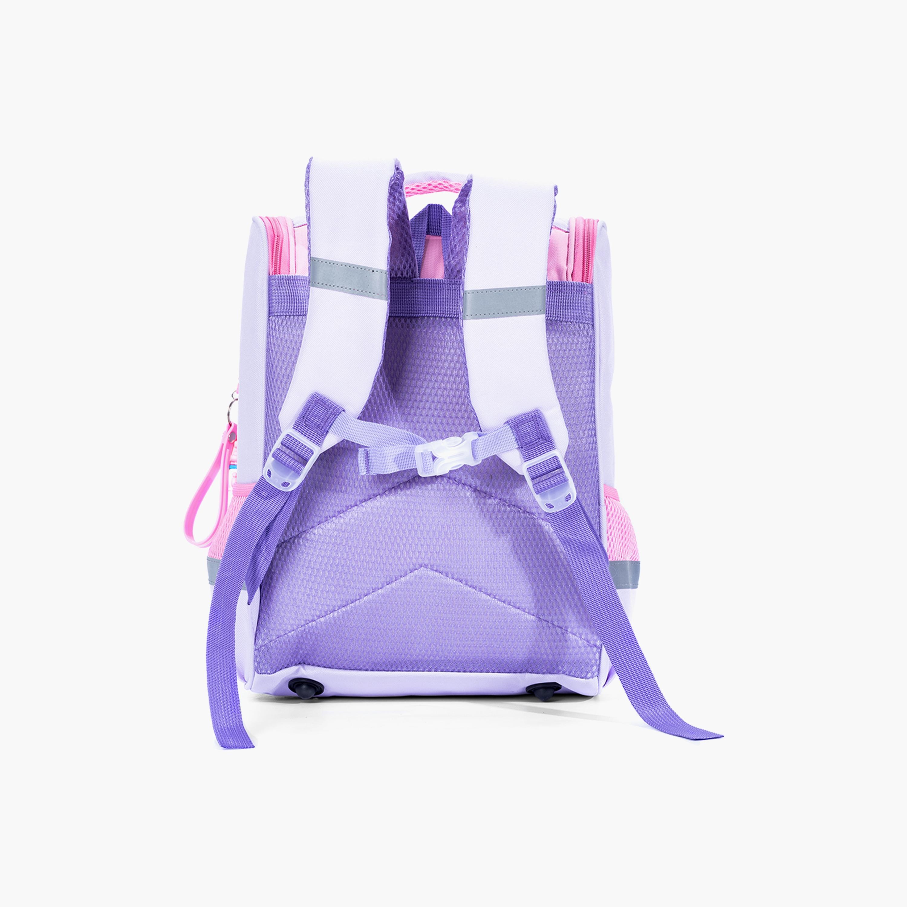 حقيبة وحيد القرن المدرسية من إيزي كيدز - بنفسجي + وردي-school-bagsandbackpacks-backpacks-image-5
