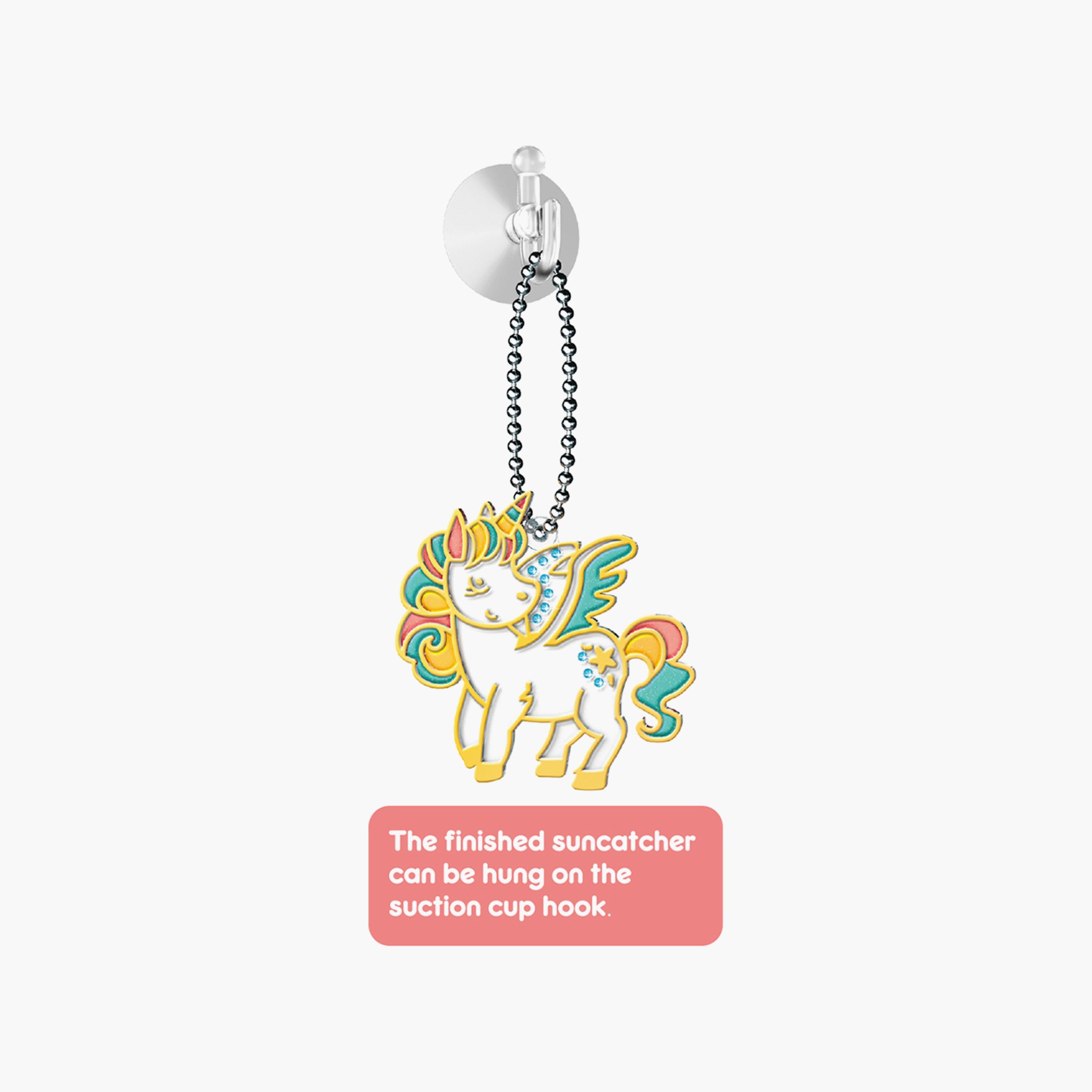 Eazy Kids Diy Kids Art & Craft Crystal Pendant Making & Coloring Set XL- Unicorn-school-artsandcrafts-image-5