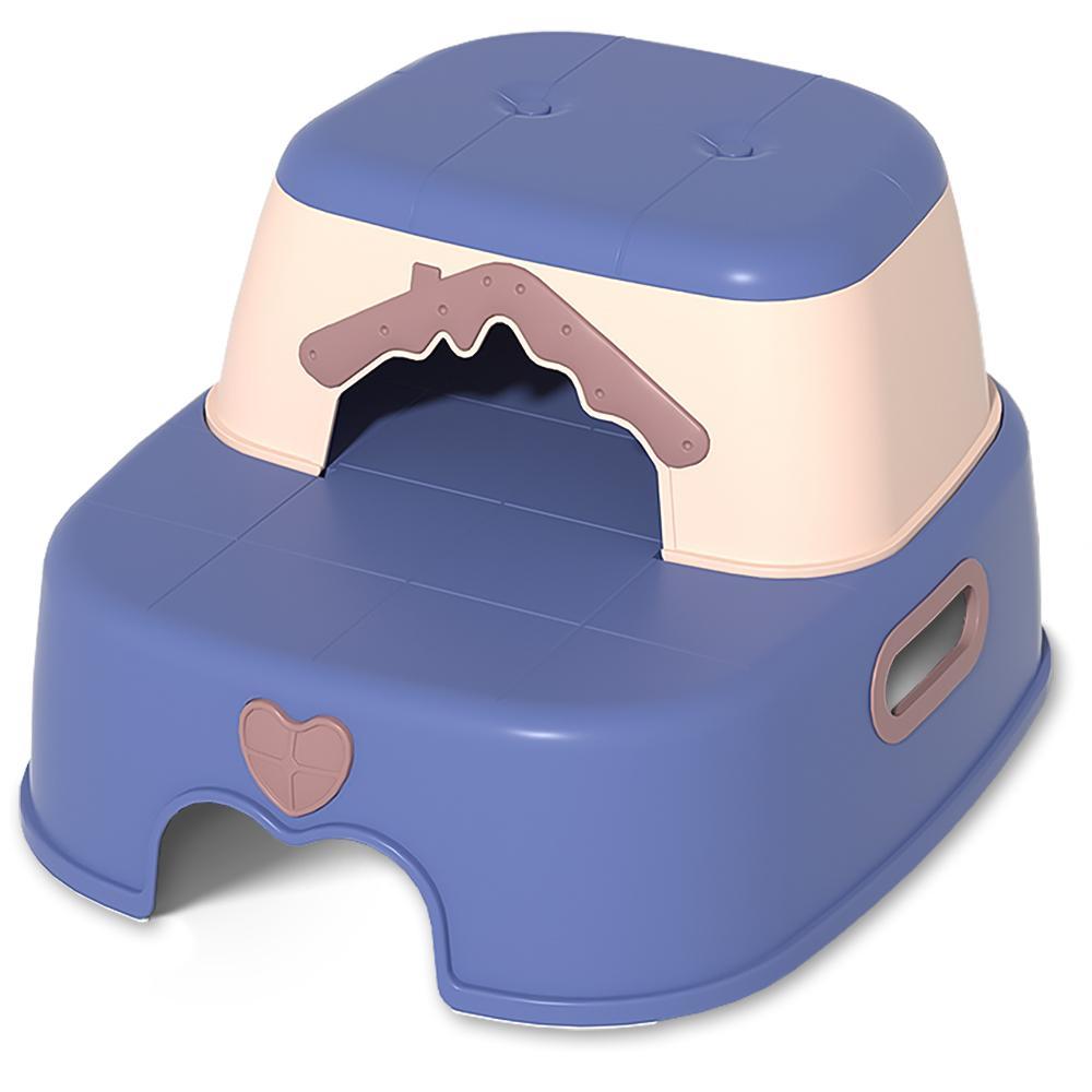 Eazy Kids 2-In-1 Step Stool - Blue-baby-diapering-pottytraining-image-1