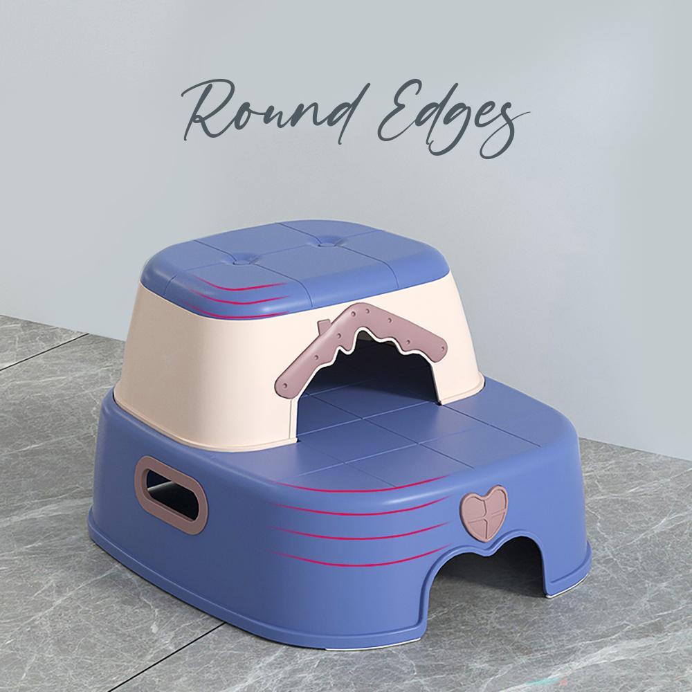 Eazy Kids 2-In-1 Step Stool - Blue-baby-diapering-pottytraining-image-3