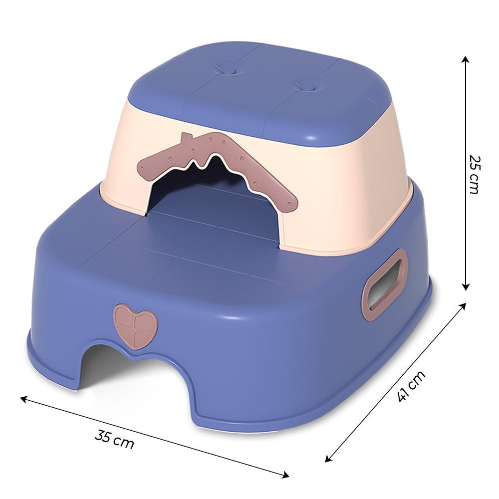 Eazy Kids 2-In-1 Step Stool - Blue-baby-diapering-pottytraining-image-9
