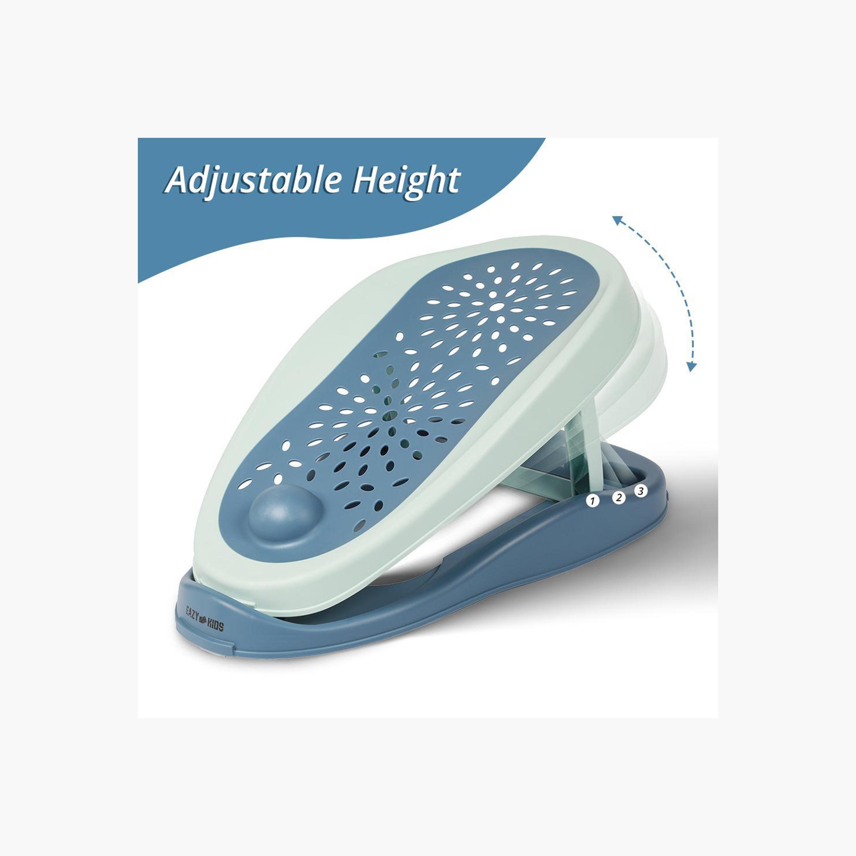 مستحضر دعم الأستحمام الناعم من إيزي كيدز ذو الثلاث مراحل - الأزرق-baby-bathandcare-bathtubs-image-6