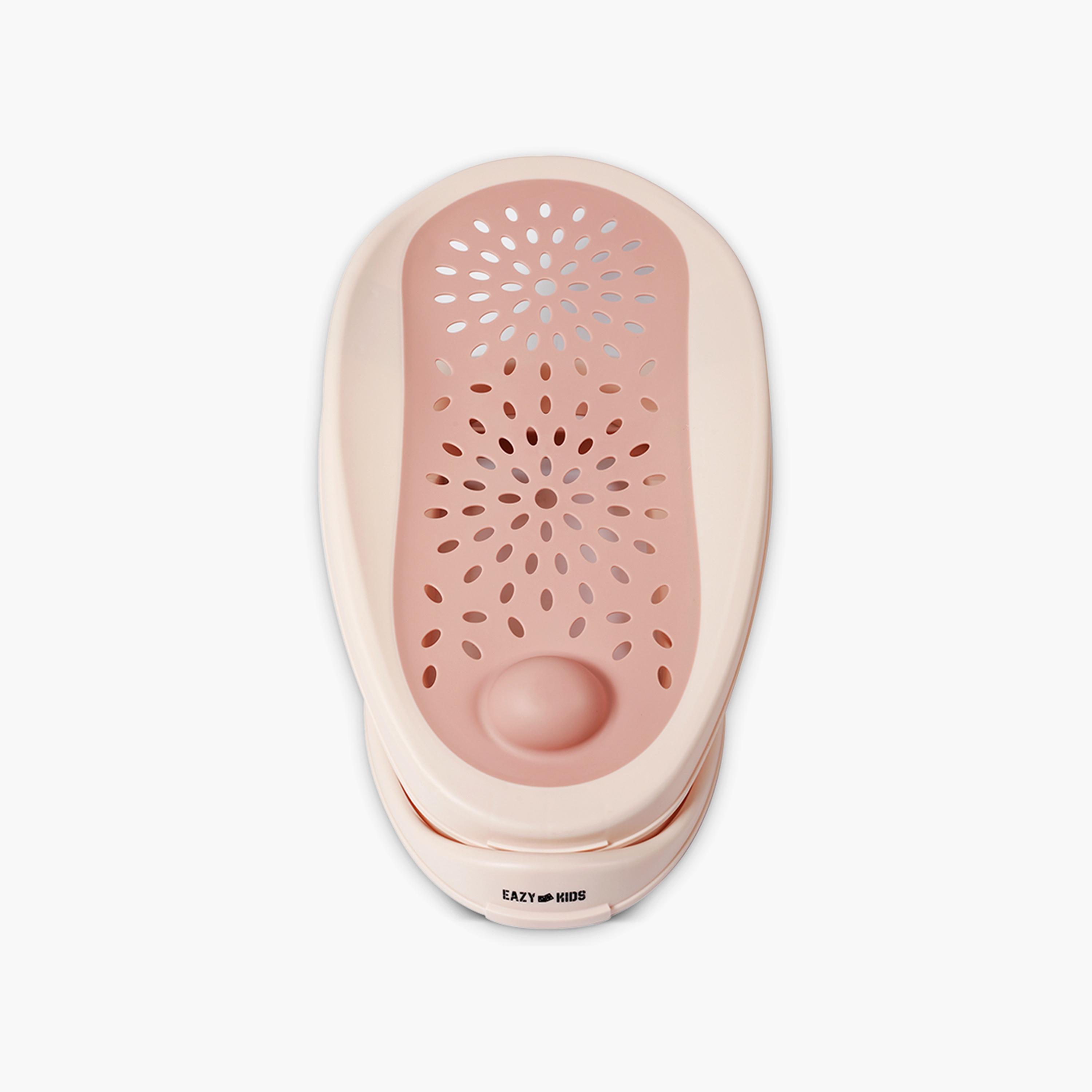 مستحضر دعم الأستحمام الناعم من إيزي كيدز ذو الثلاث مراحل - وردي-baby-bathandcare-bathtubs-image-4