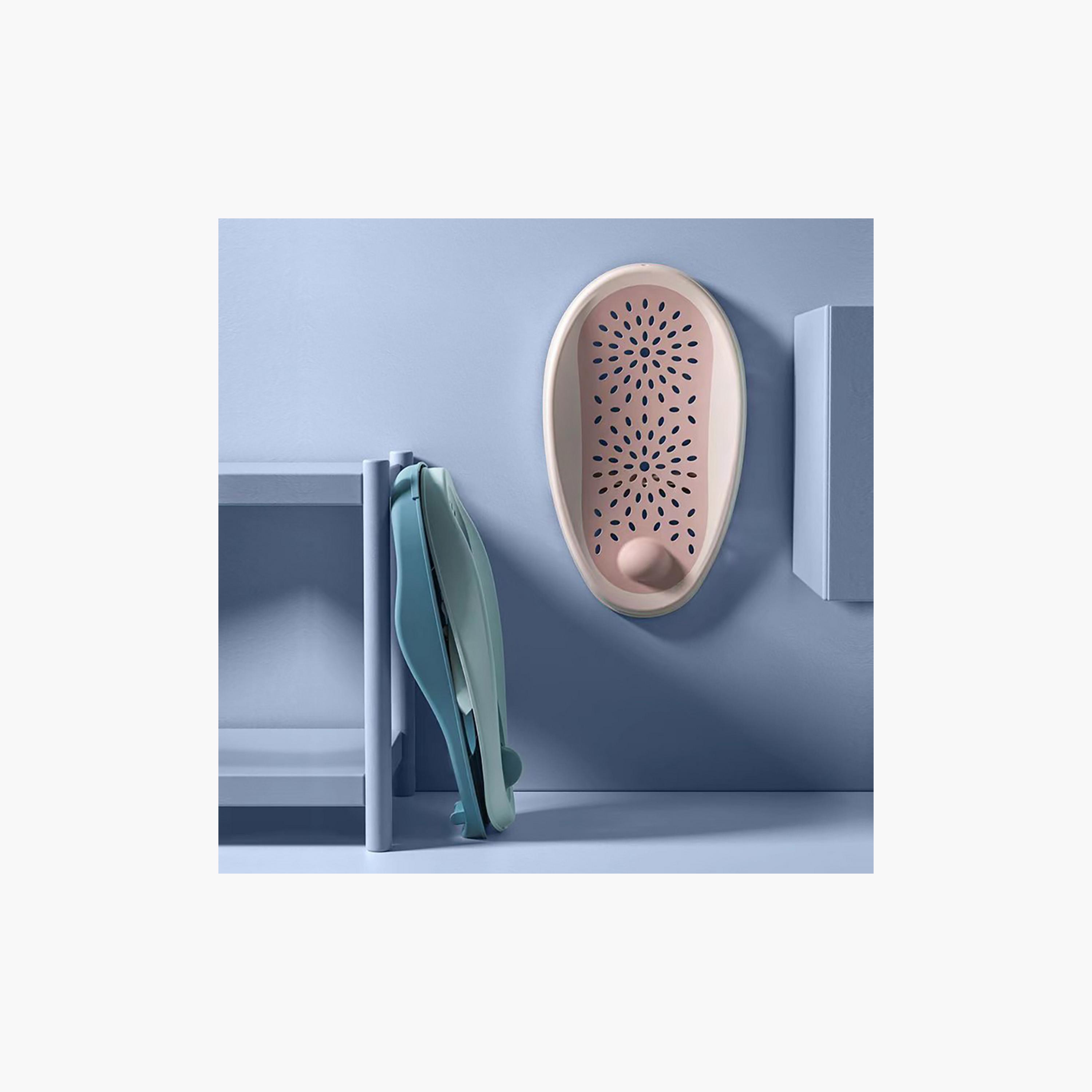 مستحضر دعم الأستحمام الناعم من إيزي كيدز ذو الثلاث مراحل - وردي-baby-bathandcare-bathtubs-image-1