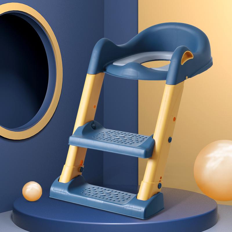 Eazy Kids Step Stool Foldable Potty Trainer Seat- Blue-baby-diapering-pottytraining-image-5