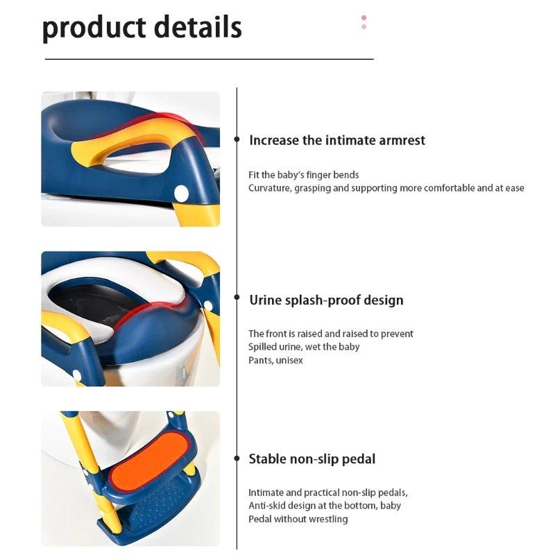 Eazy Kids Step Stool Foldable Potty Trainer Seat- Blue-baby-diapering-pottytraining-image-6