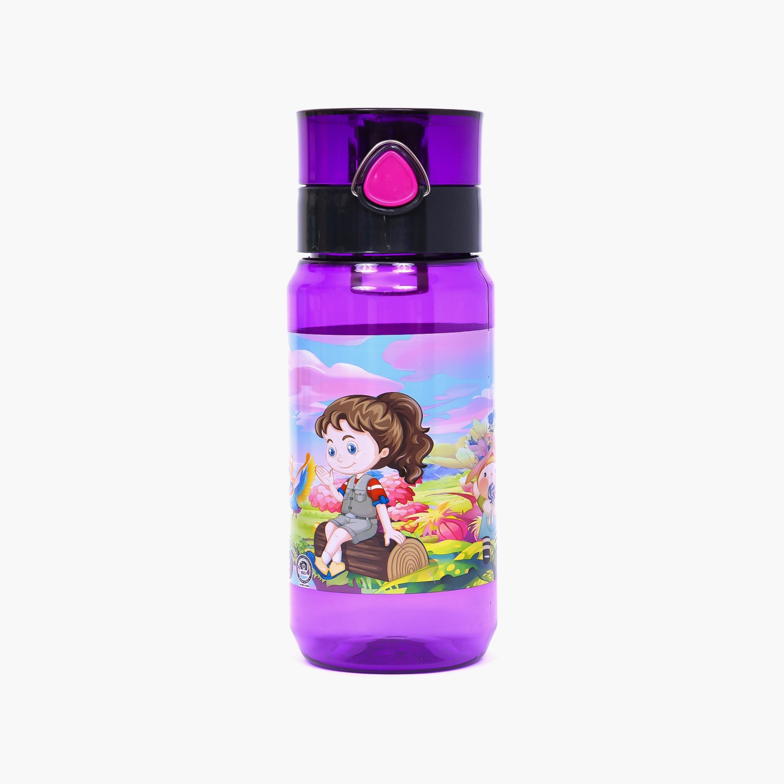 Eazy Kids Water Bottle 500 ML - Purple-school-waterbottles-image-1