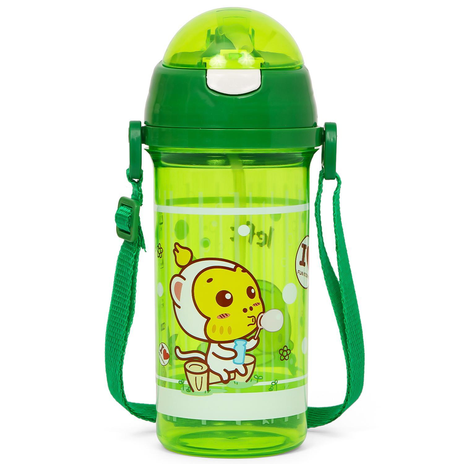 زجاجة مياه إيزي كيدز 600 مل - أخضر-school-waterbottles-image-1