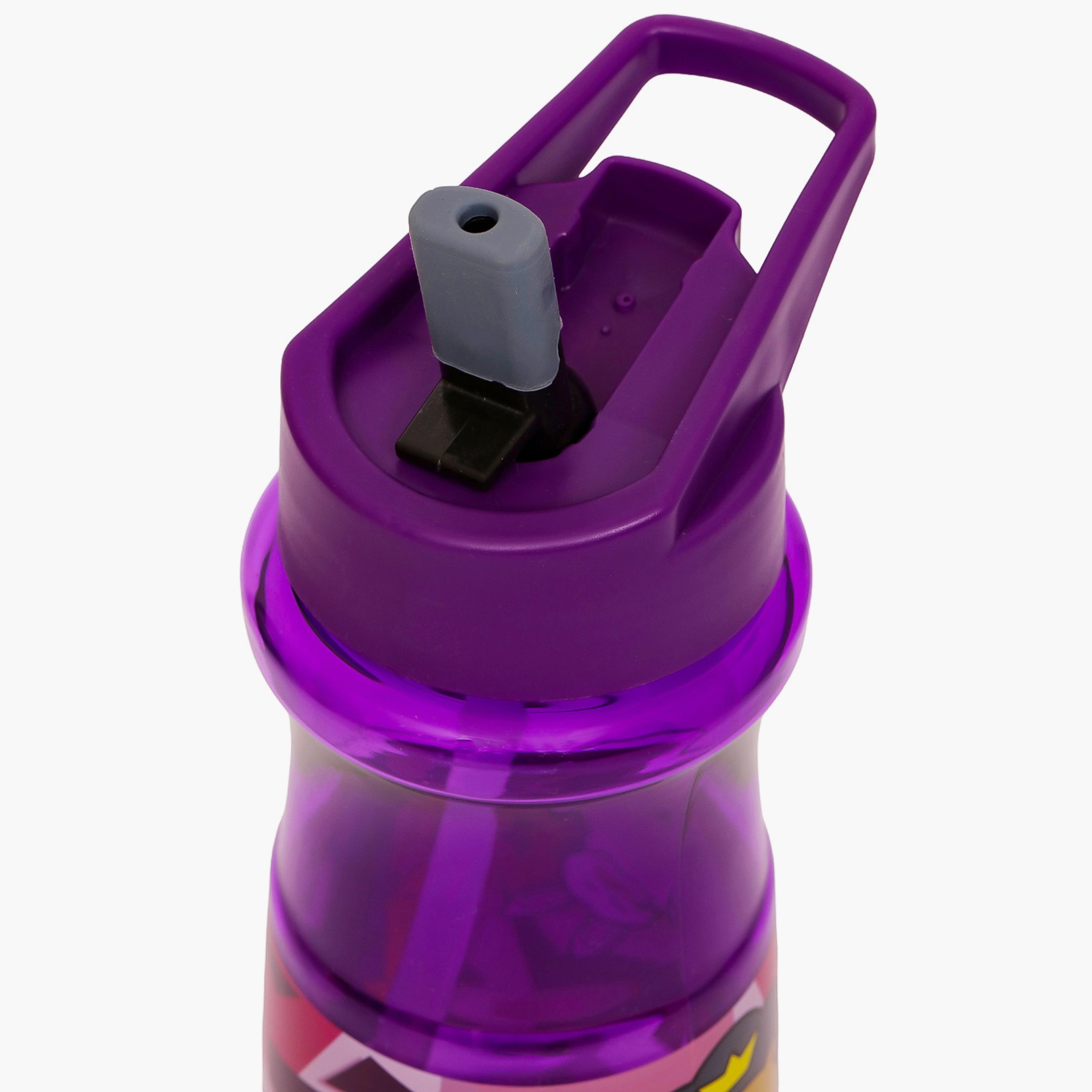 Eazy Kids Water Bottle 500 ML Wt Straw - Purple-school-waterbottles-image-5