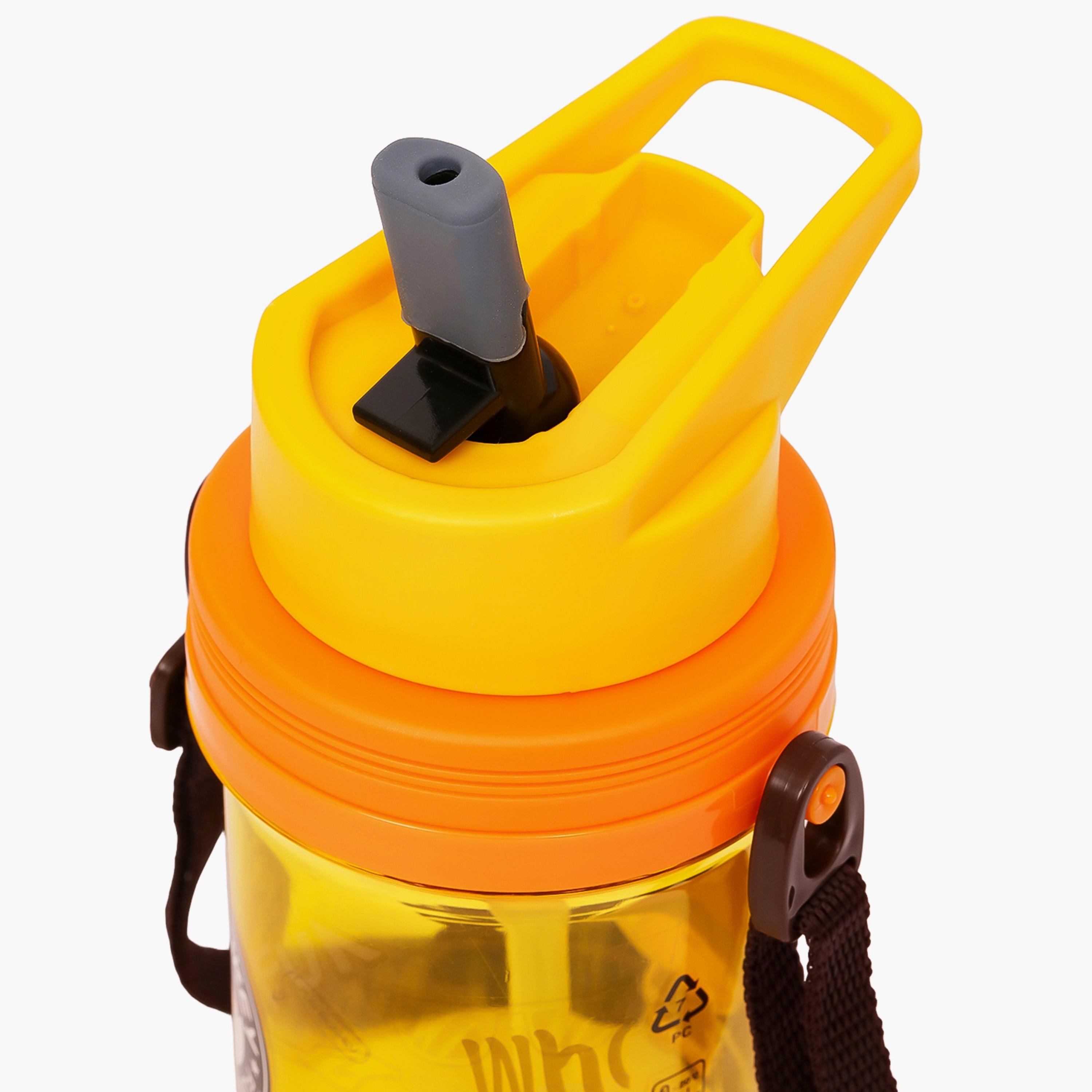 Eazy Kids Water Bottle 500 ML Wt Straw - Yellow-school-waterbottles-image-4