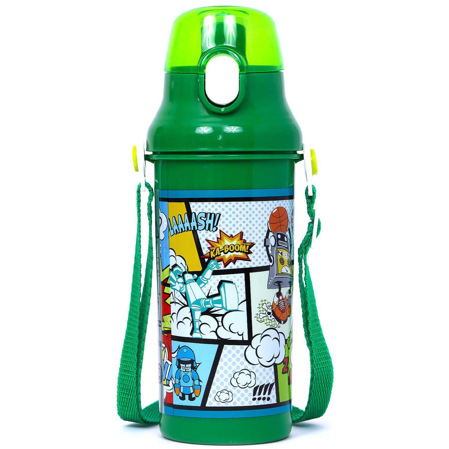 Eazy Kids Water Bottle 600 ML - Green-school-waterbottles-image-1