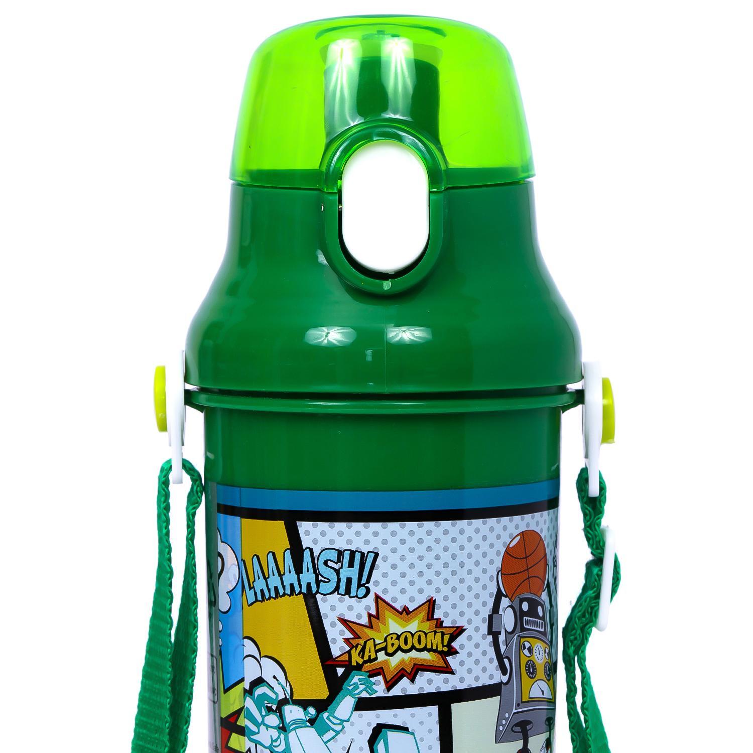 Eazy Kids Water Bottle 600 ML - Green-school-waterbottles-image-3