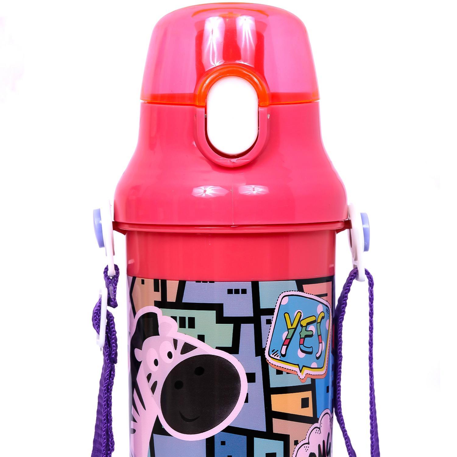 زجاجة مياه إيزي كيدز 600 مل - وردي-school-waterbottles-image-3