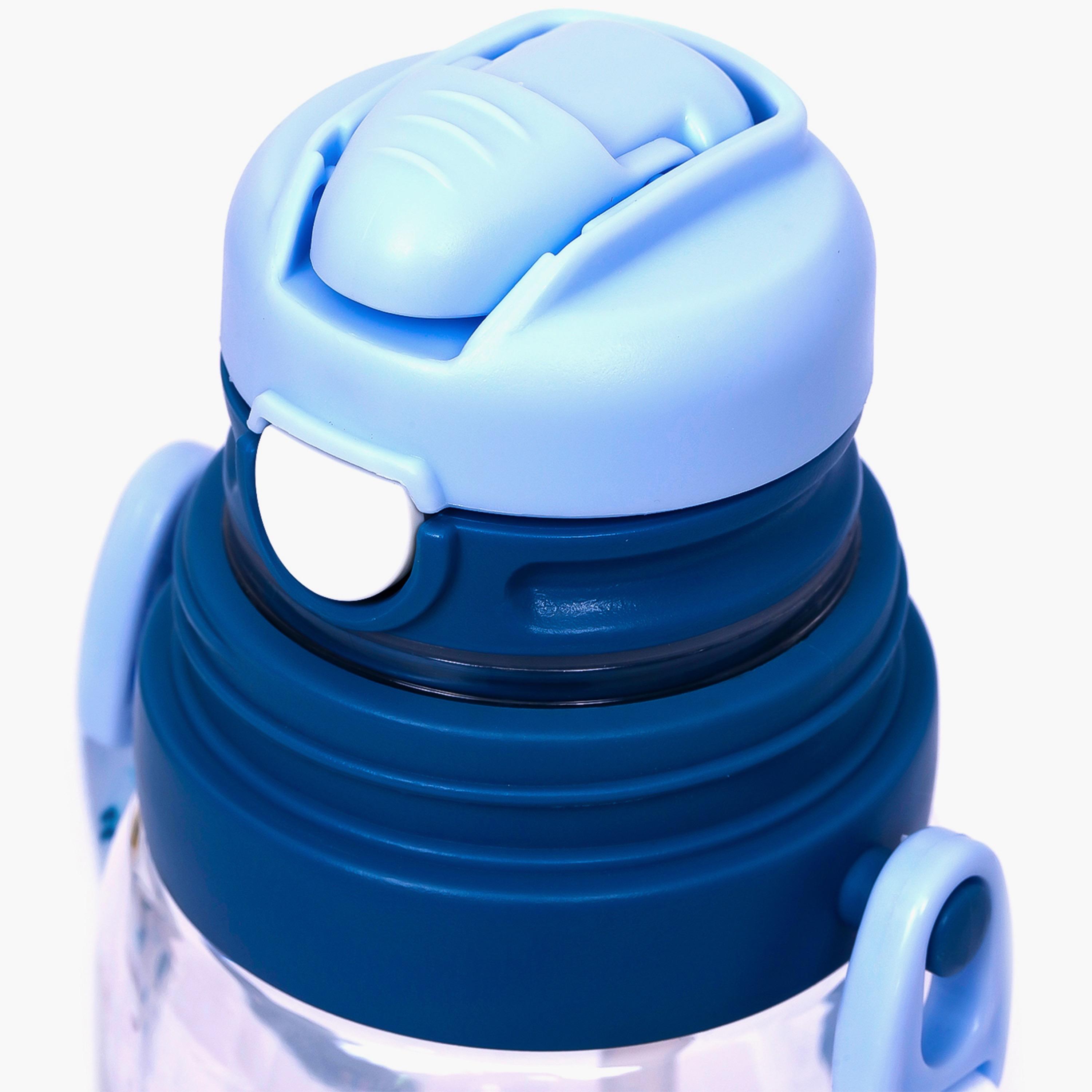 Eazy Kids Water Bottle 600 ML Wt Straw - Blue-school-waterbottles-image-3