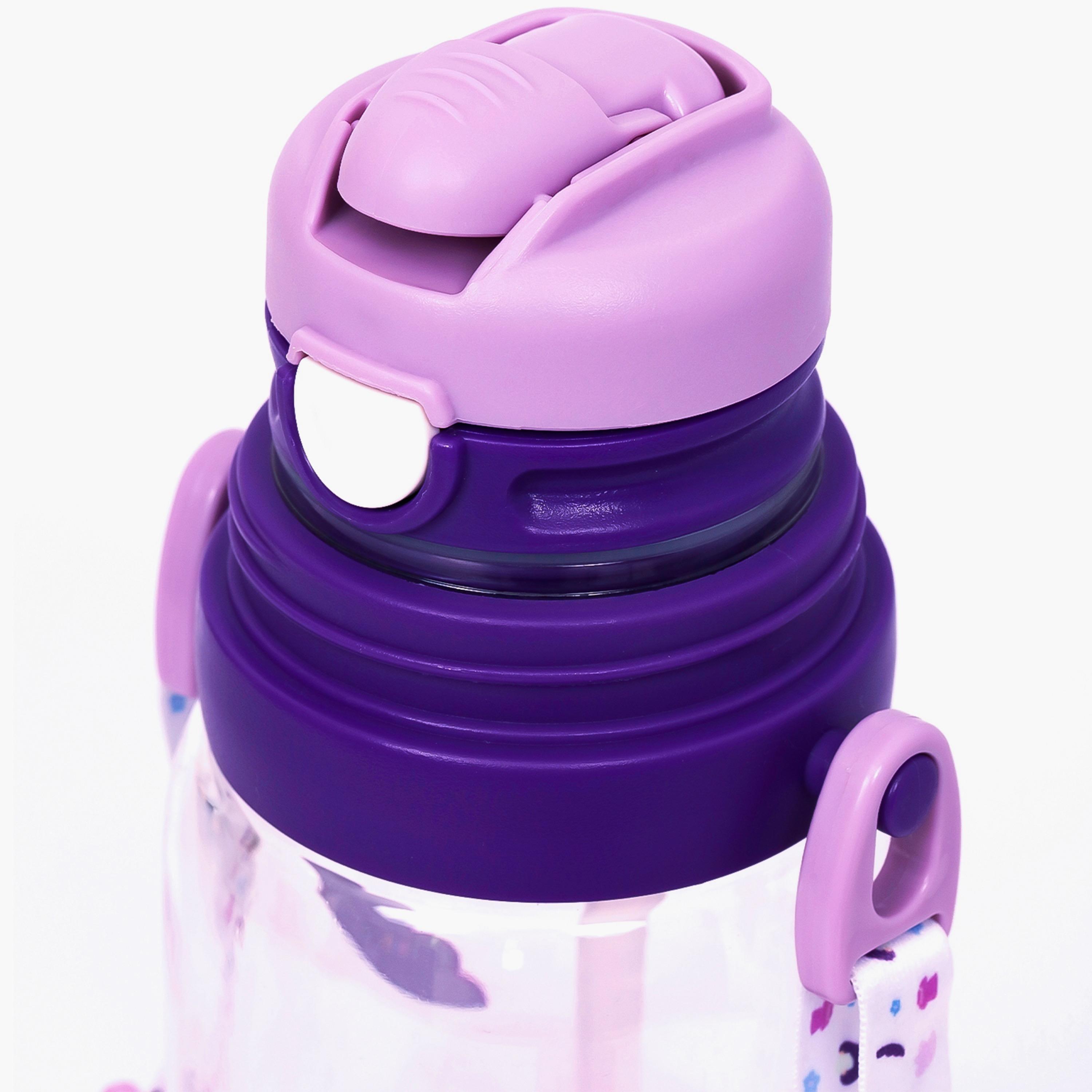 Eazy Kids Water Bottle 600 ML Wt Straw - Purple-school-waterbottles-image-3