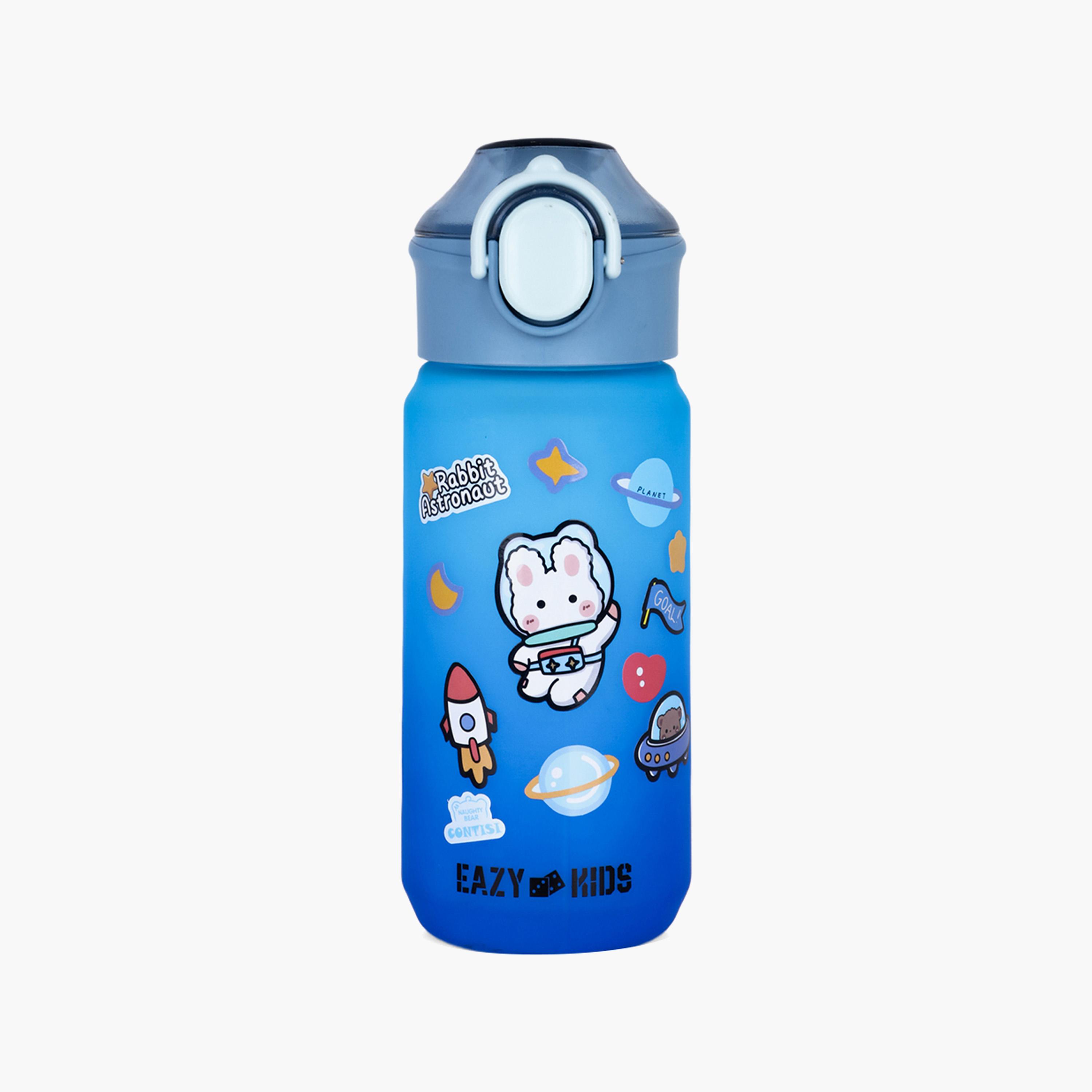 Eazy Kids Water Bottle 500 ML Wt Handle - Blue-school-waterbottles-image-4